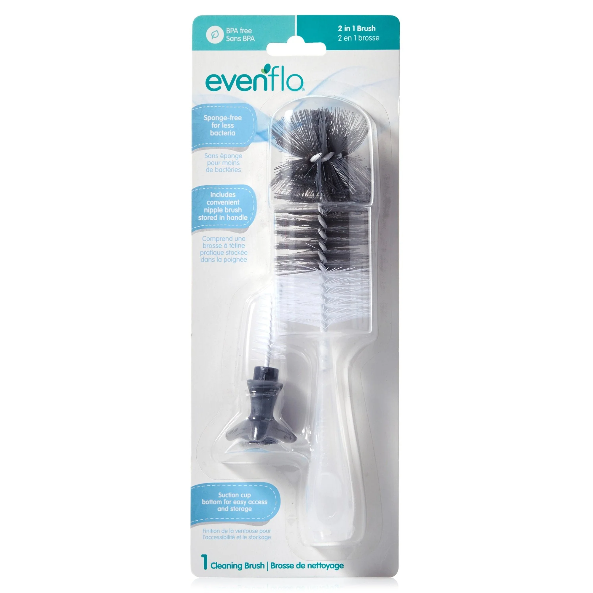 Midway Importing Inc Evenflo Baby Bottle / Nipple Brush Set (12/CS) - Image 2