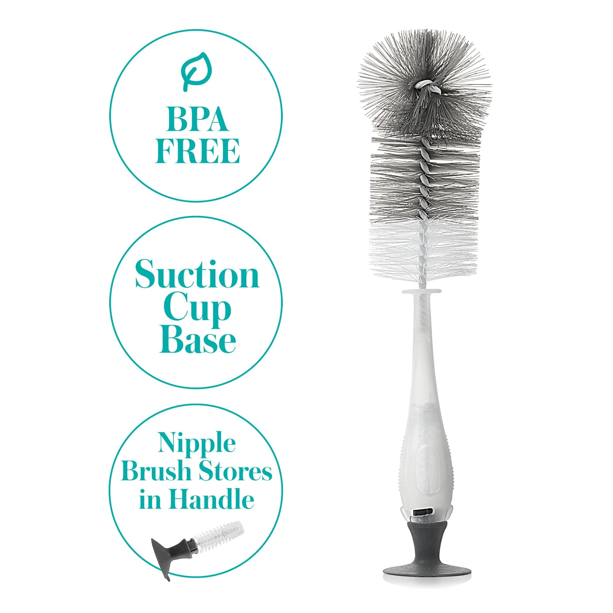 Midway Importing Inc Evenflo Baby Bottle / Nipple Brush Set (12/CS) - Image 3