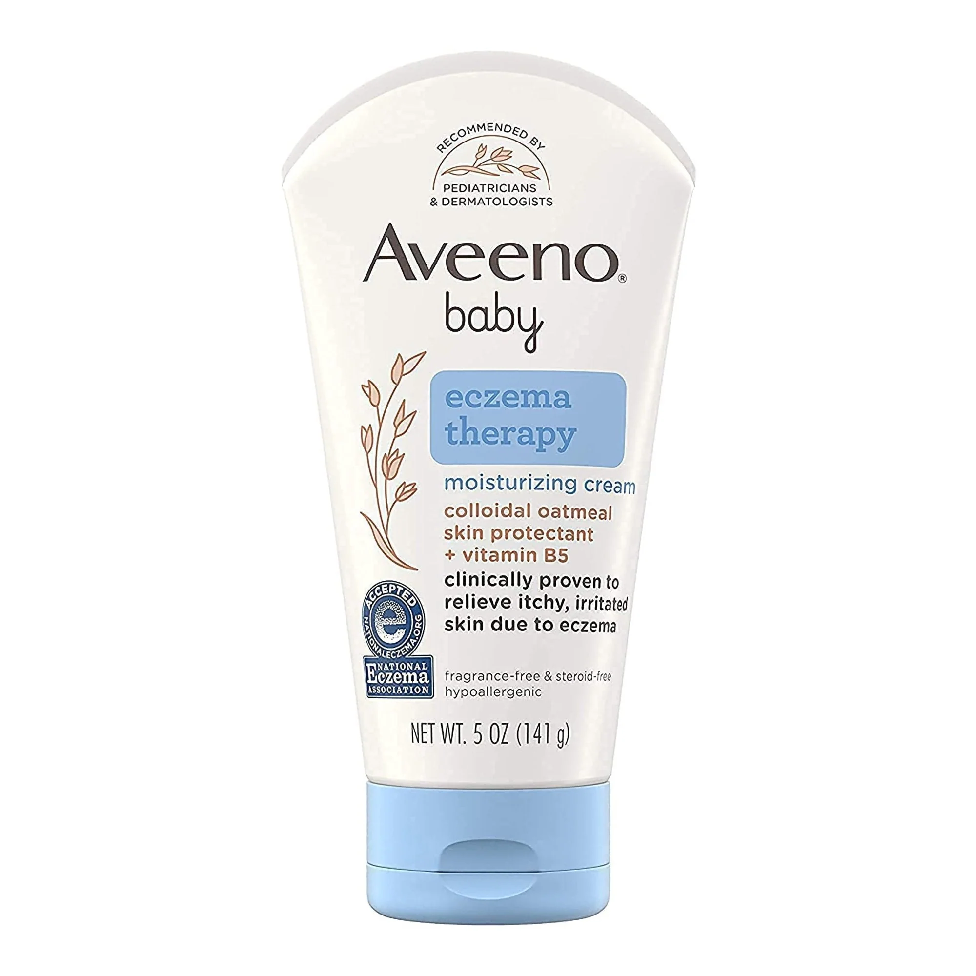 J & J Sales Aveeno Baby Eczema Therapy Moisturizing Cream Unscented, 5-ounce Tube