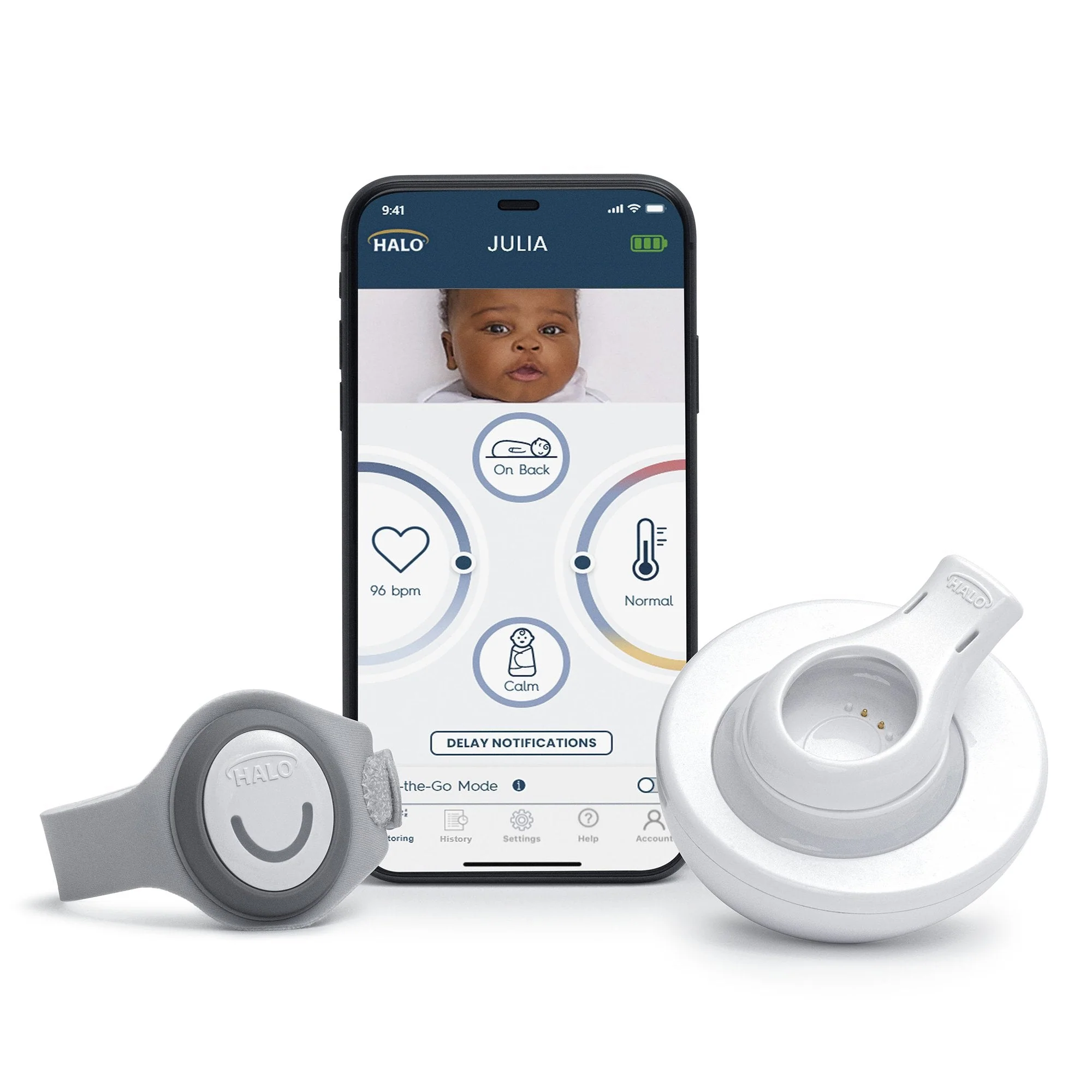 Halo Dream Inc Baby Monitor Halo Sleepsure Battery Operated Touchscreen Display (4/CS)