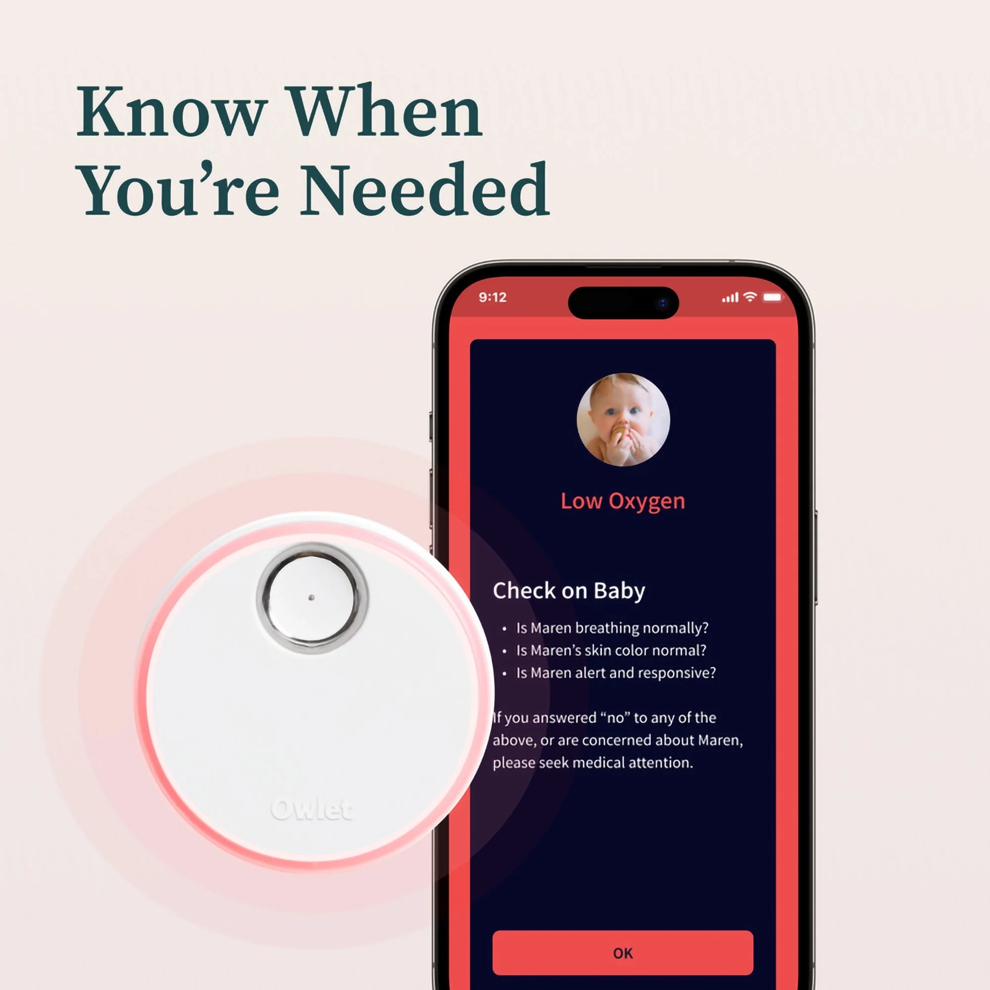 Owlet Baby Care Inc Owlet Dream Duo Smart Baby Monitor with Motion Alerts & Temperature Monitoring - Image 3
