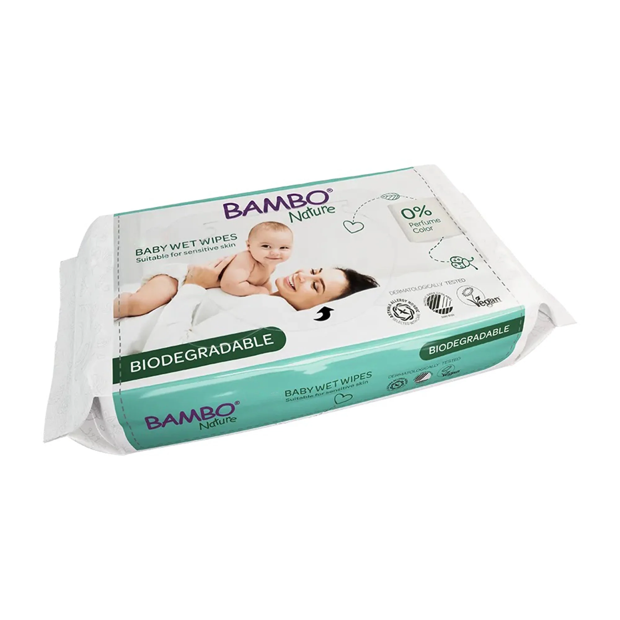 Abena North America Bambo Nature Baby Wipes, 64 ct. (768/CS)