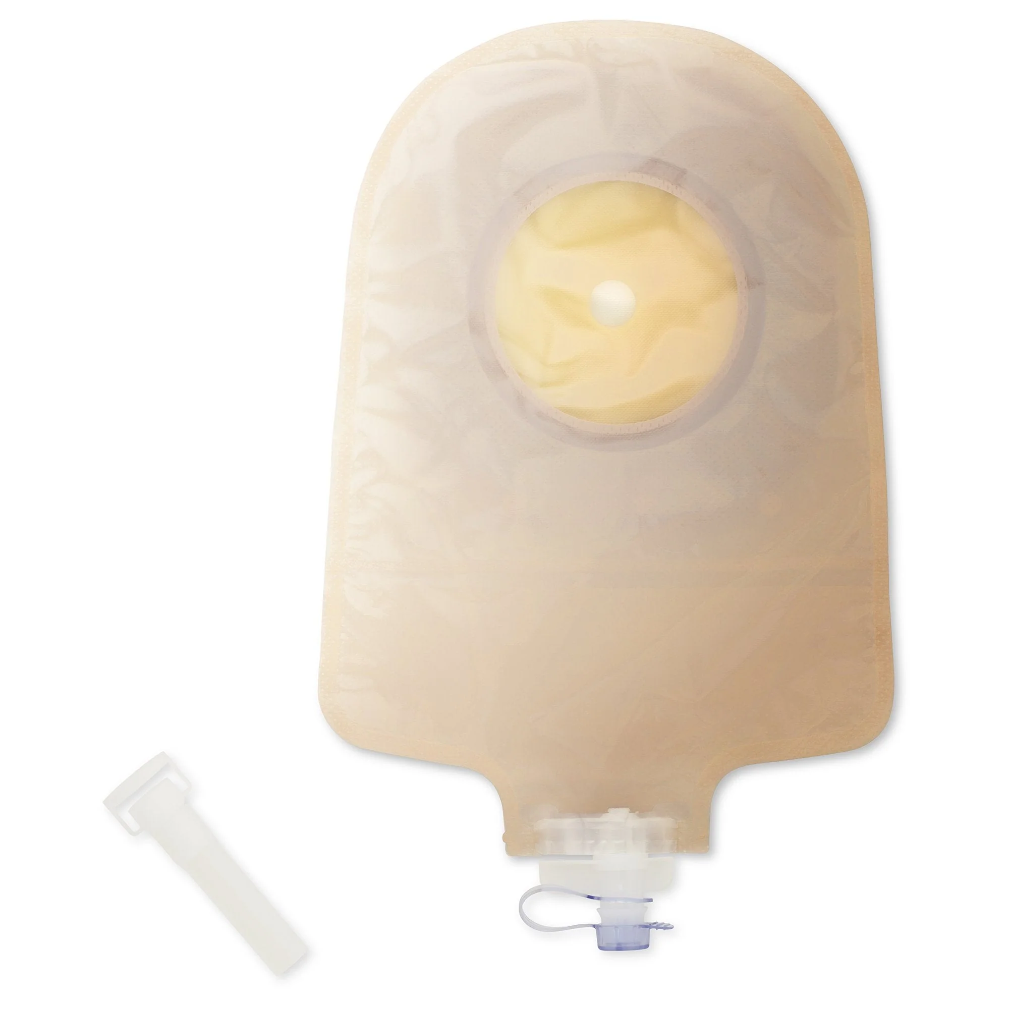 Hollister Urostomy Pouch System Premier One-Piece System 9 Inch Length Flat, Trim to Fit Up to 2-1/2 Inch Stoma Drainable (5/BX)