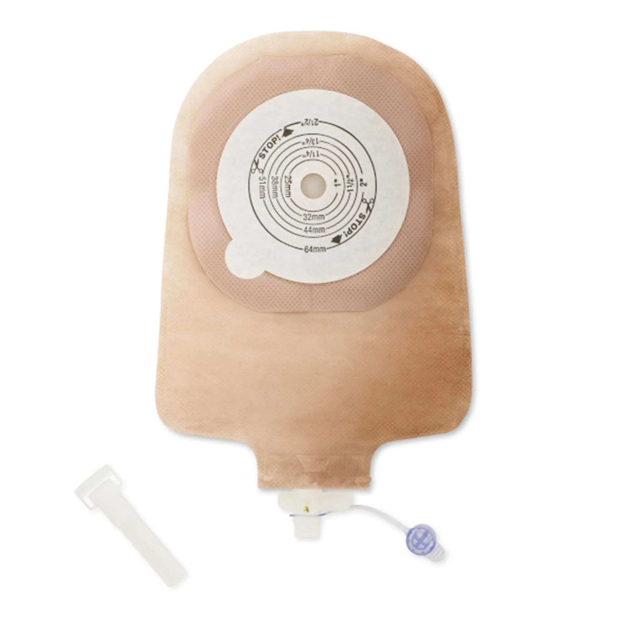 Hollister Urostomy Pouch System Premier One-Piece System 9 Inch Length Flat, Trim to Fit Up to 2-1/2 Inch Stoma Drainable (5/BX) - Image 2