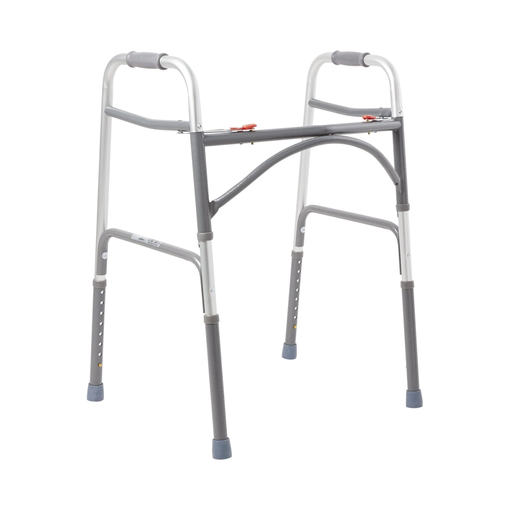 McKesson Brand McKesson Steel Bariatric Folding Walker, 32.5 – 39 Inch Height (2/CS)