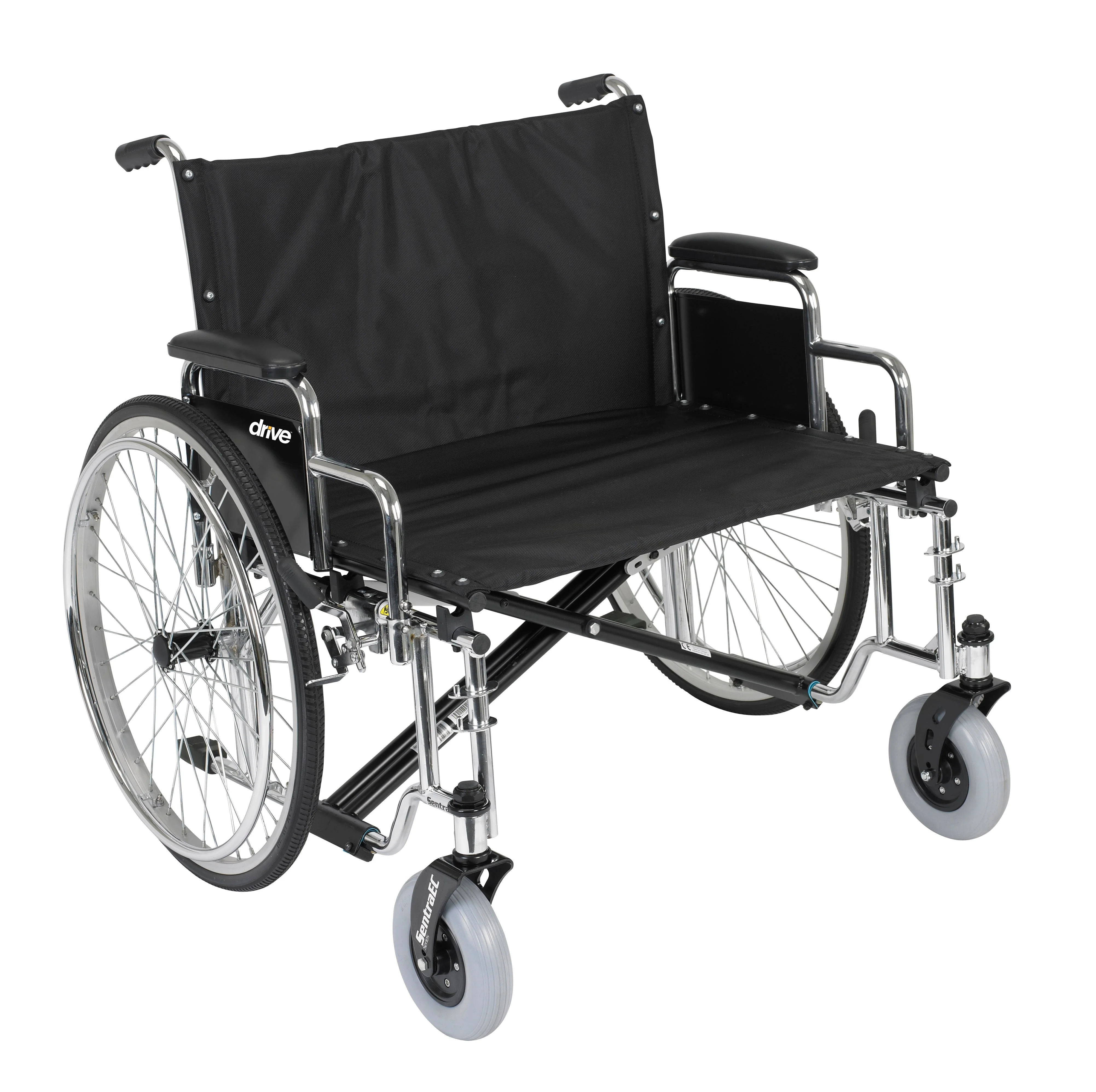 Drive DeVilbiss Healthcare drive Sentra EC Extra Wide Bariatric Wheelchair, 30 Inch Seat Width - Image 2