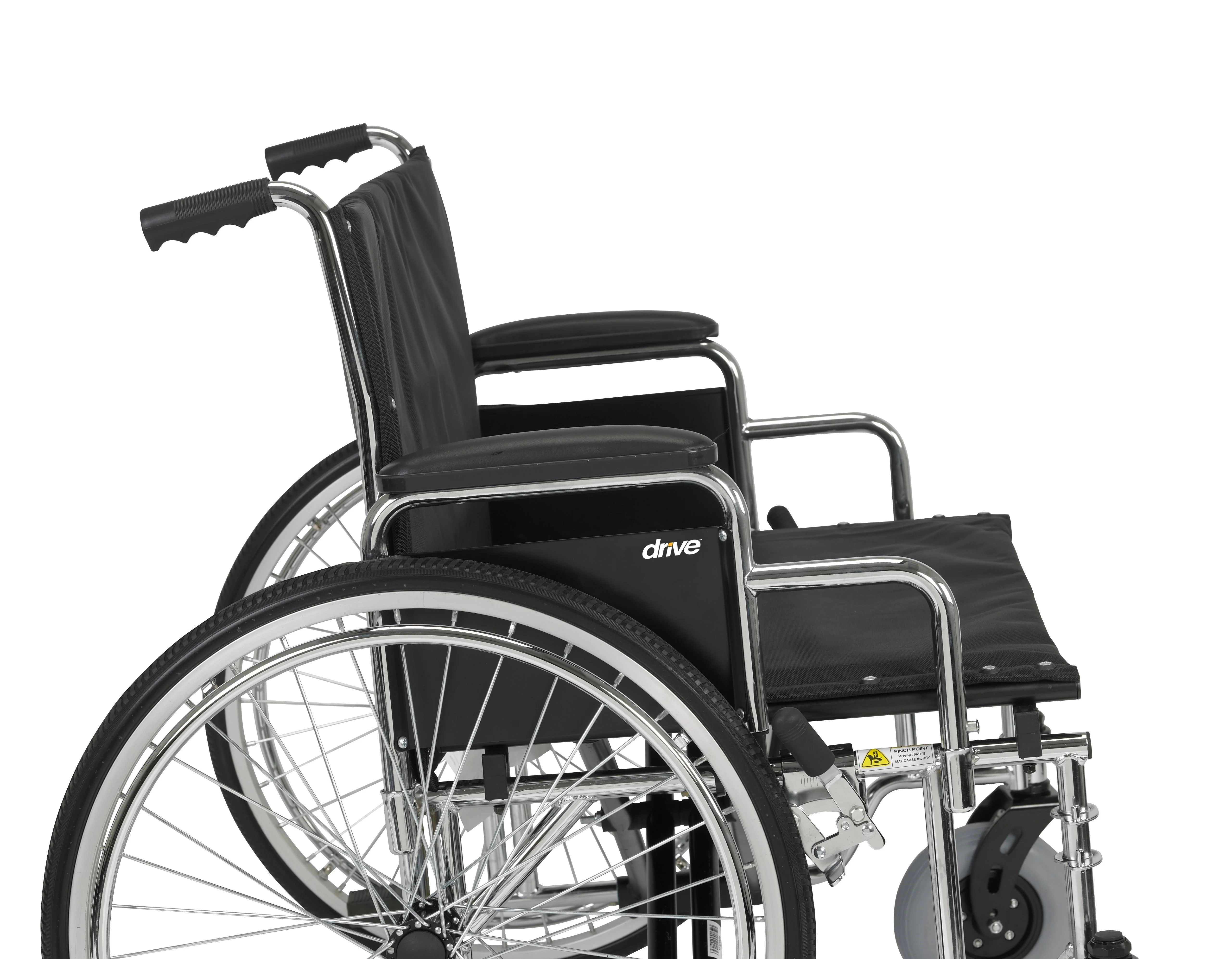 Drive DeVilbiss Healthcare drive Sentra EC Extra Wide Bariatric Wheelchair, 30 Inch Seat Width - Image 3