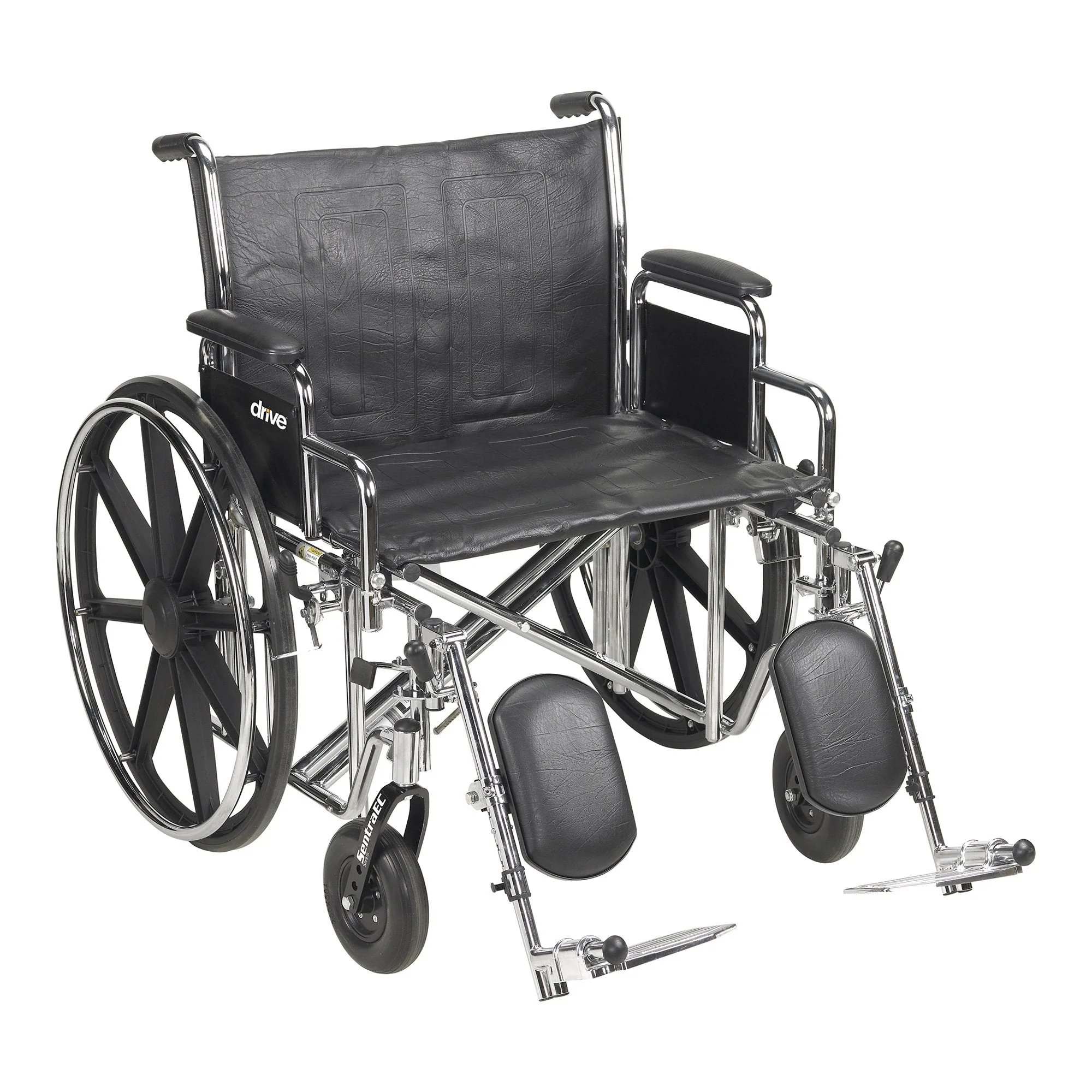 McKesson Brand McKesson Bariatric Wheelchair, 24-Inch Seat Width, 450-lb. Capacity