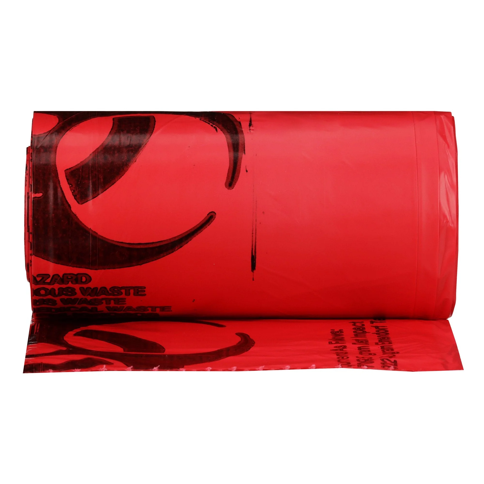 Biohazard Waste Bag McKesson Biohazard Symbol / Infectious Waste 10 to 15 gal. Red 24 X 32 Inch