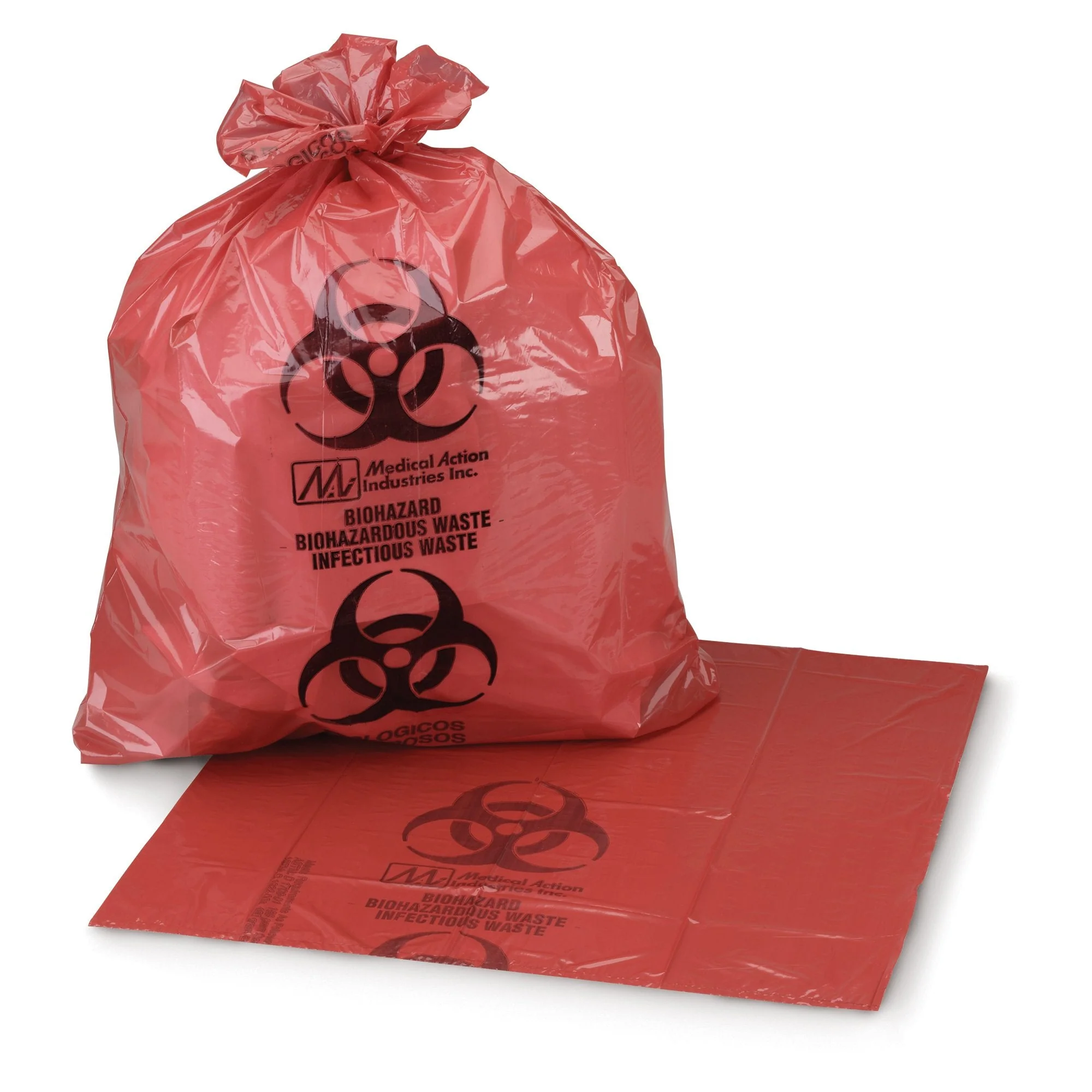 McKesson Brand McKesson Biohazard Waste Bag, 7 – 10 gallon Capacity, 24 x 24 Inch (250/CS)