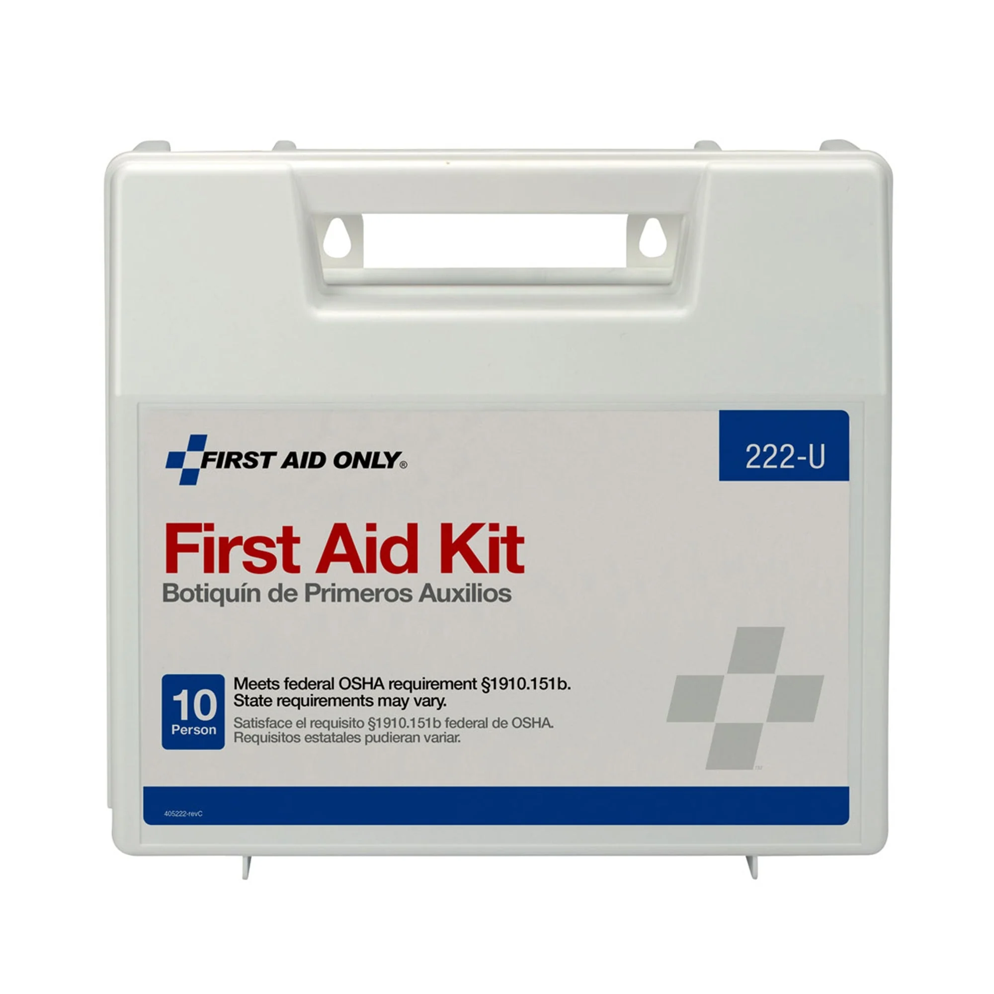 Acme United First Aid Only Ten-Person First Aid Kit, Plastic Case with Dividers (10/CS) - Image 5