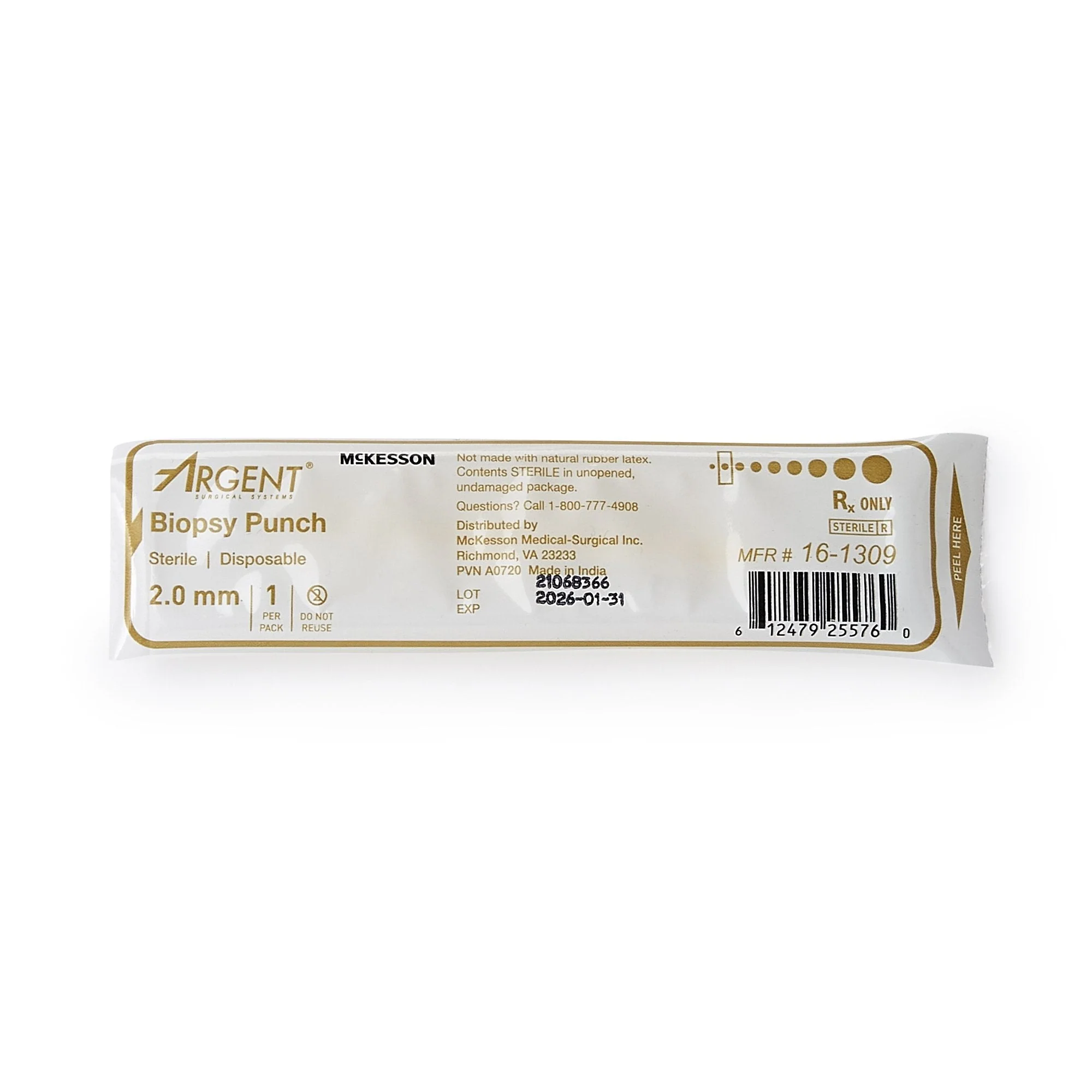 McKesson Brand McKesson Argent Disposable Biopsy Punches, 2.0 mm (100/CS) - Image 3