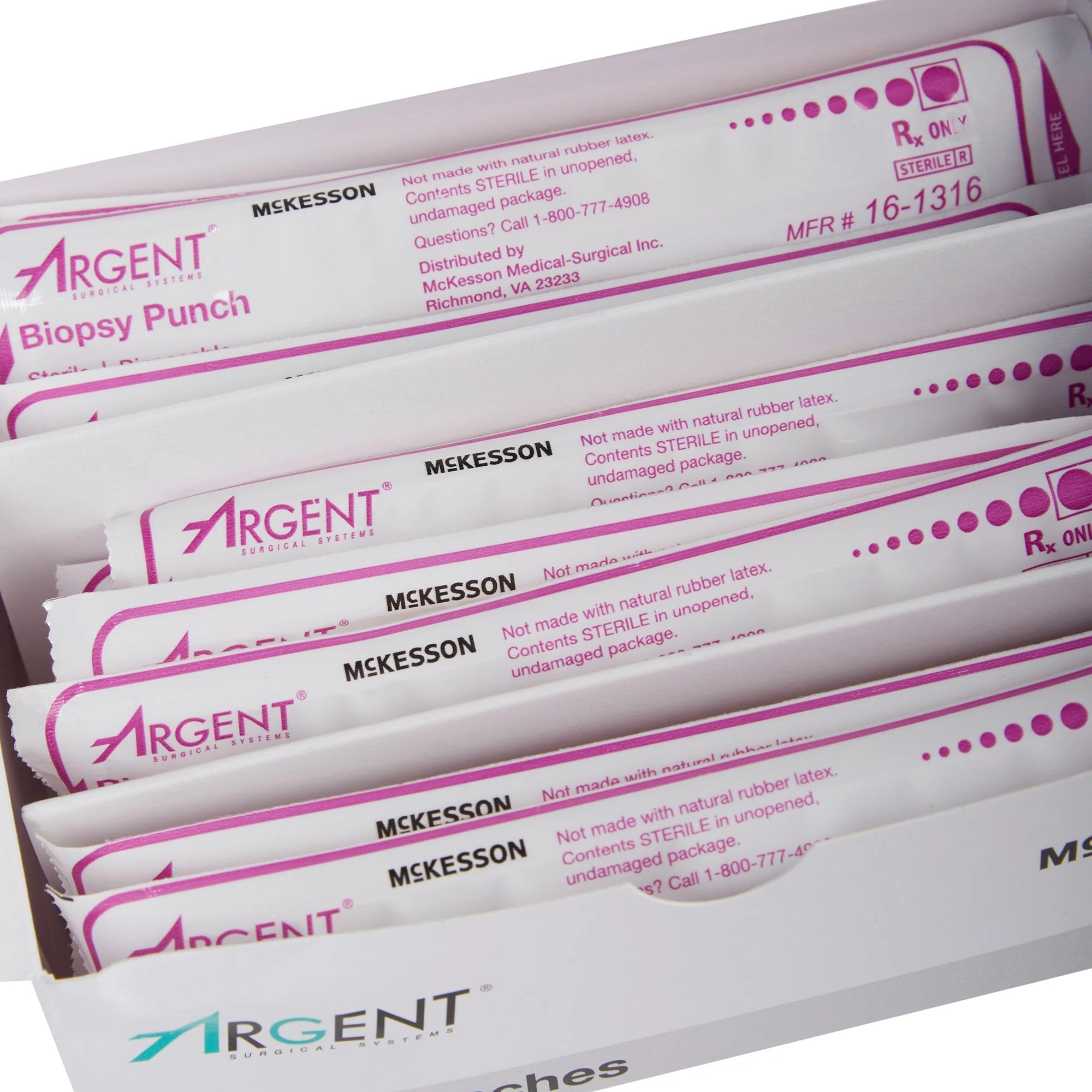 McKesson Brand McKesson Argent Disposable Biopsy Punches, 8.0 mm (100/CS) - Image 3