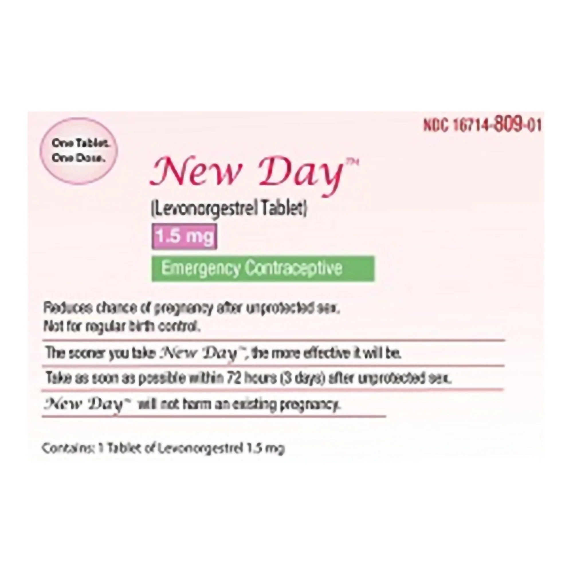 NorthStar Rx New Day Levonorgestrel Birth Control Pill