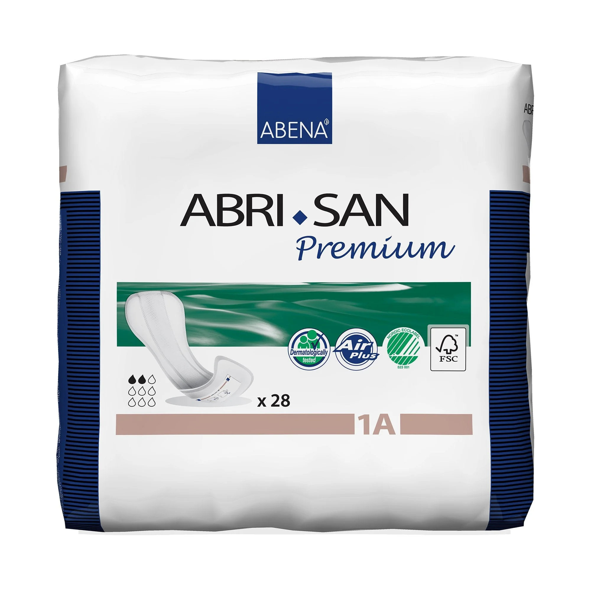 Abena North America Abri-San Premium 1A Bladder Control Pad, 11-Inch Length (336/CS) - Image 2