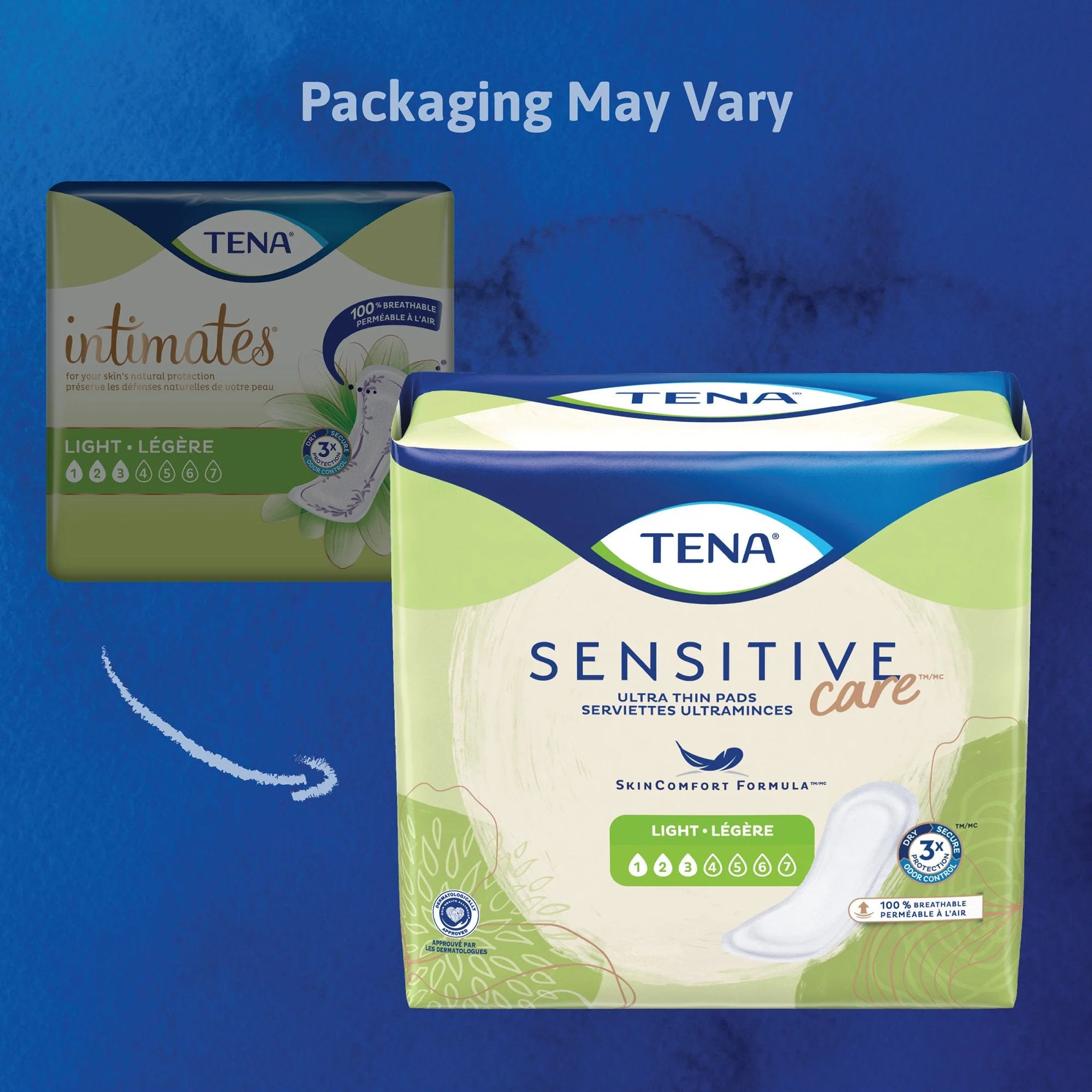 Essity HMS North America Inc Tena Sensitive Care Ultra Thin Light Regular Bladder Control Pad, 9-Inch Length (180/CS) - Image 2