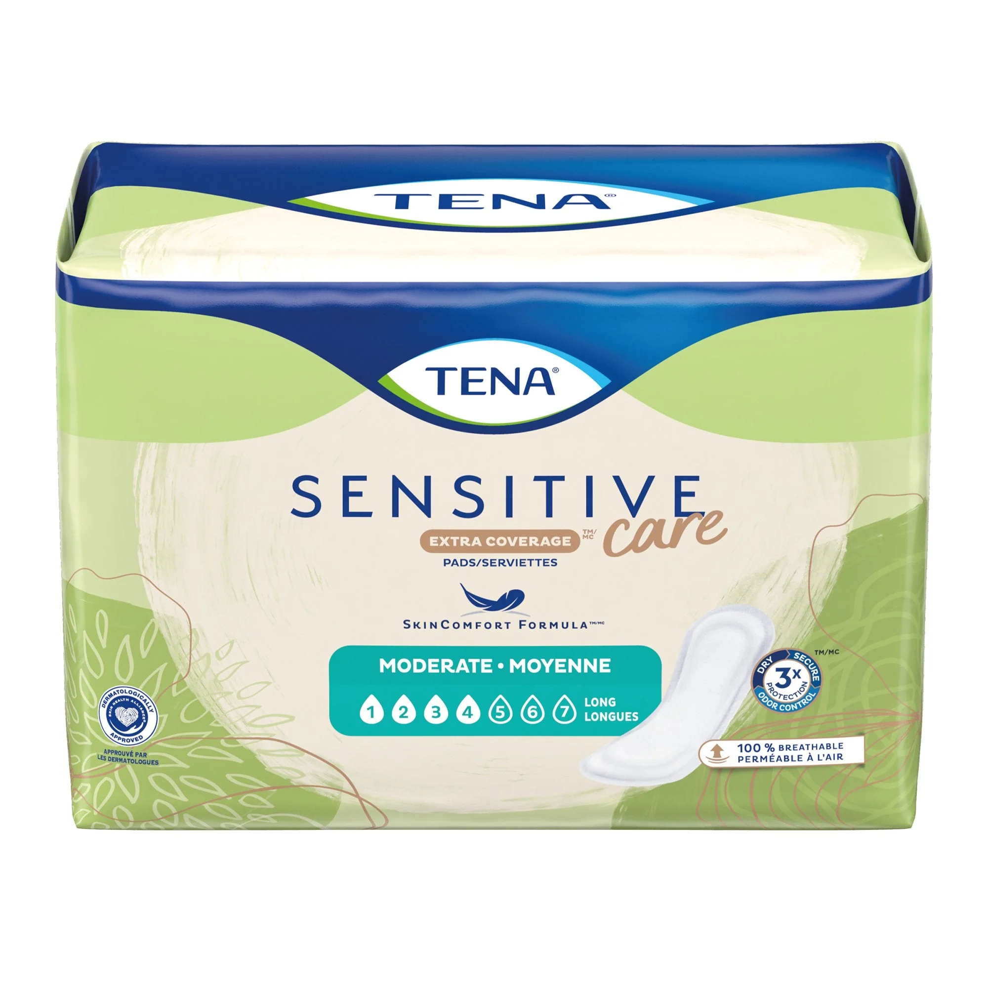 Essity HMS North America Inc Tena Intimates Moderate Long Bladder Control Pad, 12-Inch Length (180/CS)