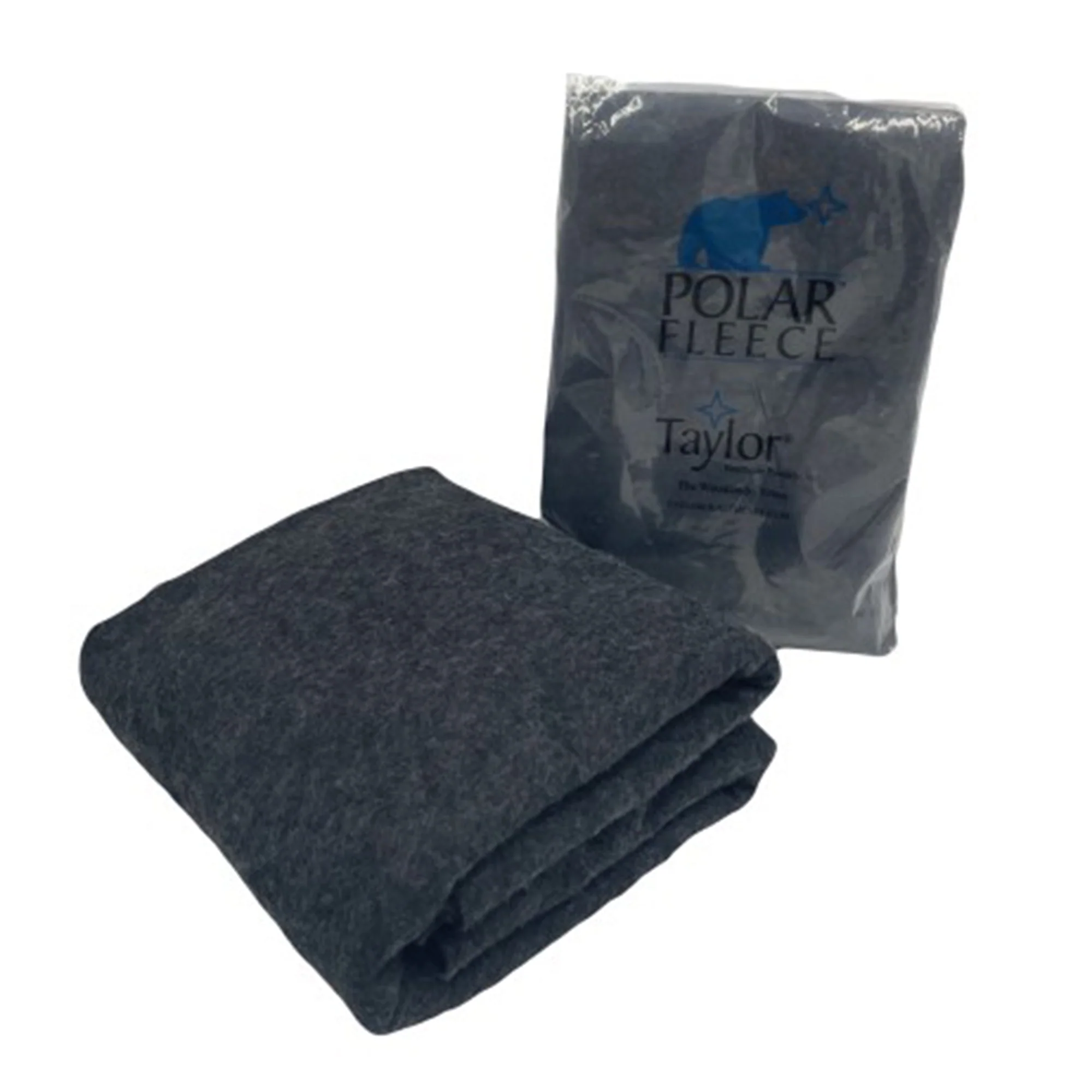 Taylor Healthcare Products First Comfort Fleece Thermal Blanket, Gray, 40 x 80 Inch (10/CS)