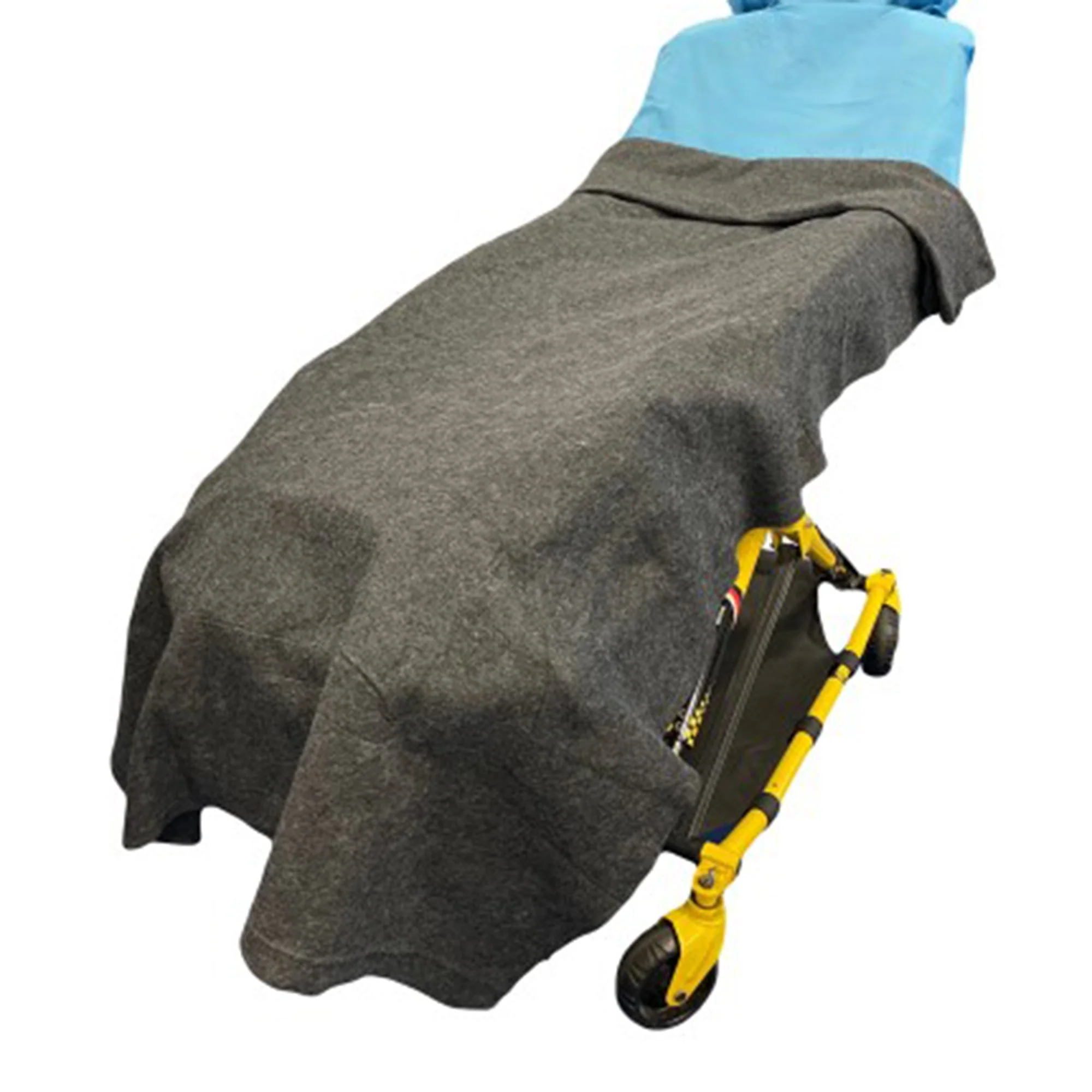 Taylor Healthcare Products First Comfort Fleece Thermal Blanket, Gray, 40 x 80 Inch (10/CS) - Image 3