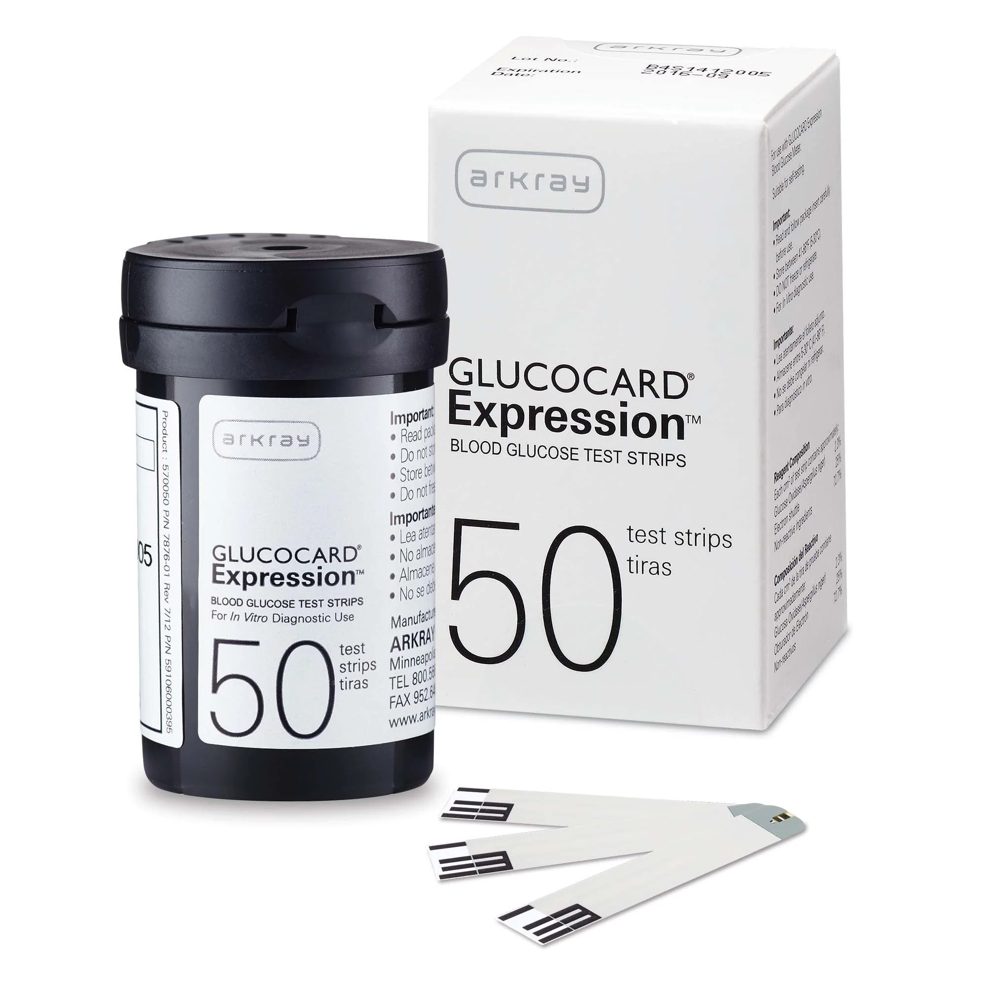 Arkray USA Blood Glucose Test Strips Glucocard 50 Strips per Pack For Glucocard Blood Glucose Monitoring Meter (50/BX)