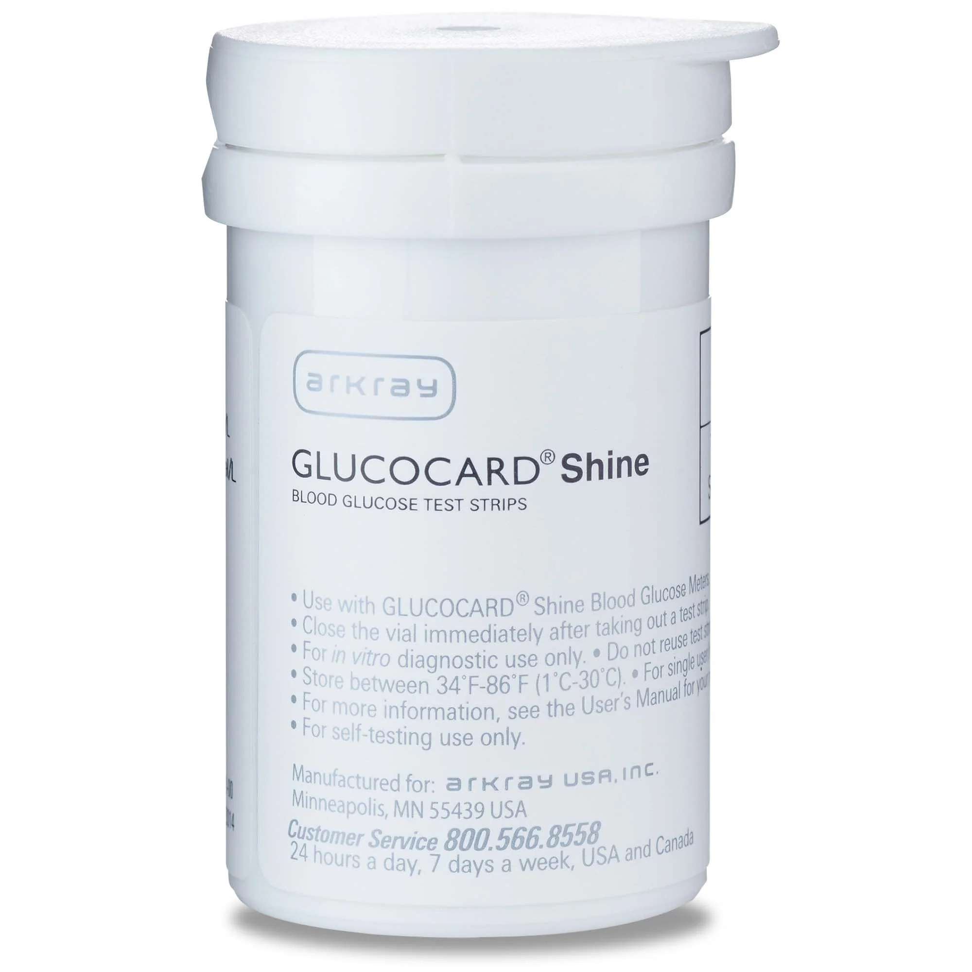 Arkray USA Glucocard Shine Blood Glucose Test Strip for use with Monitoring Meter (600/CS) - Image 2