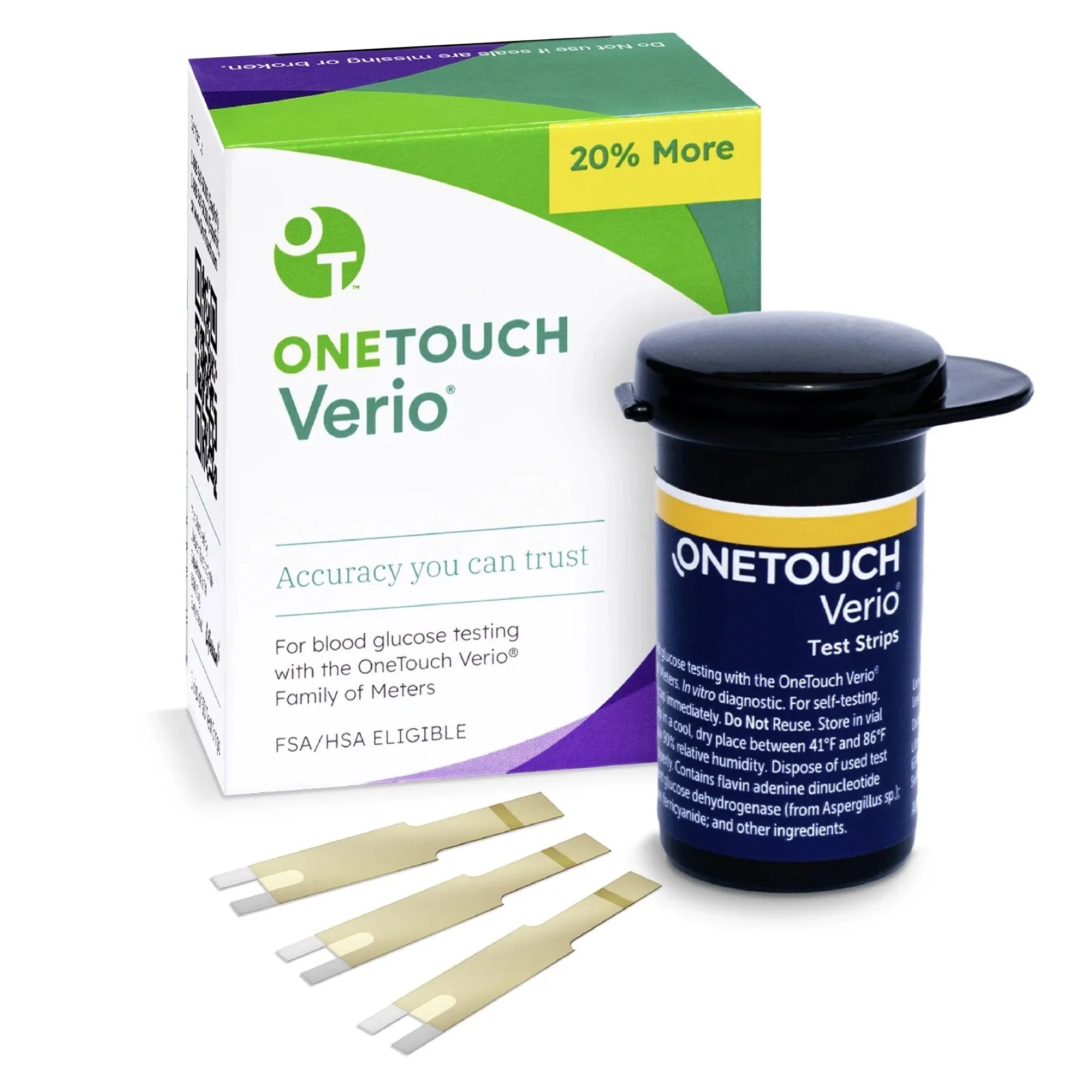 LifeScan OneTouch Verio Test Strips (1200/CS)