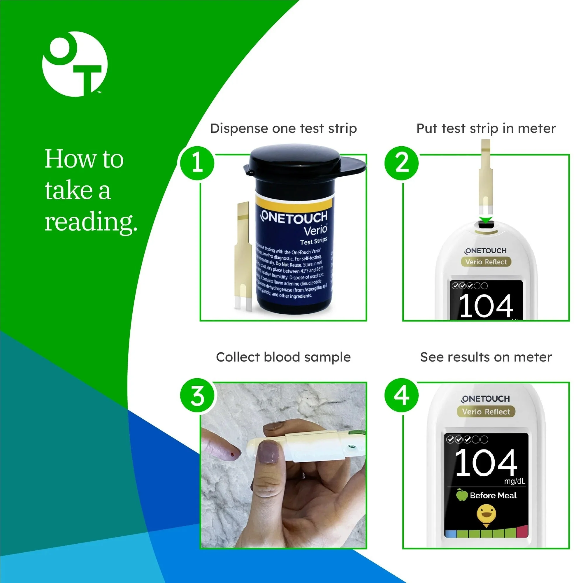 LifeScan OneTouch Verio Test Strips (1200/CS) - Image 3