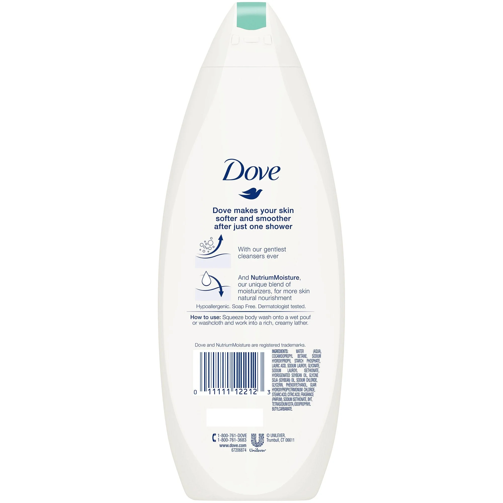 Unilever Dove Sensitive Skin Body Wash - Image 3