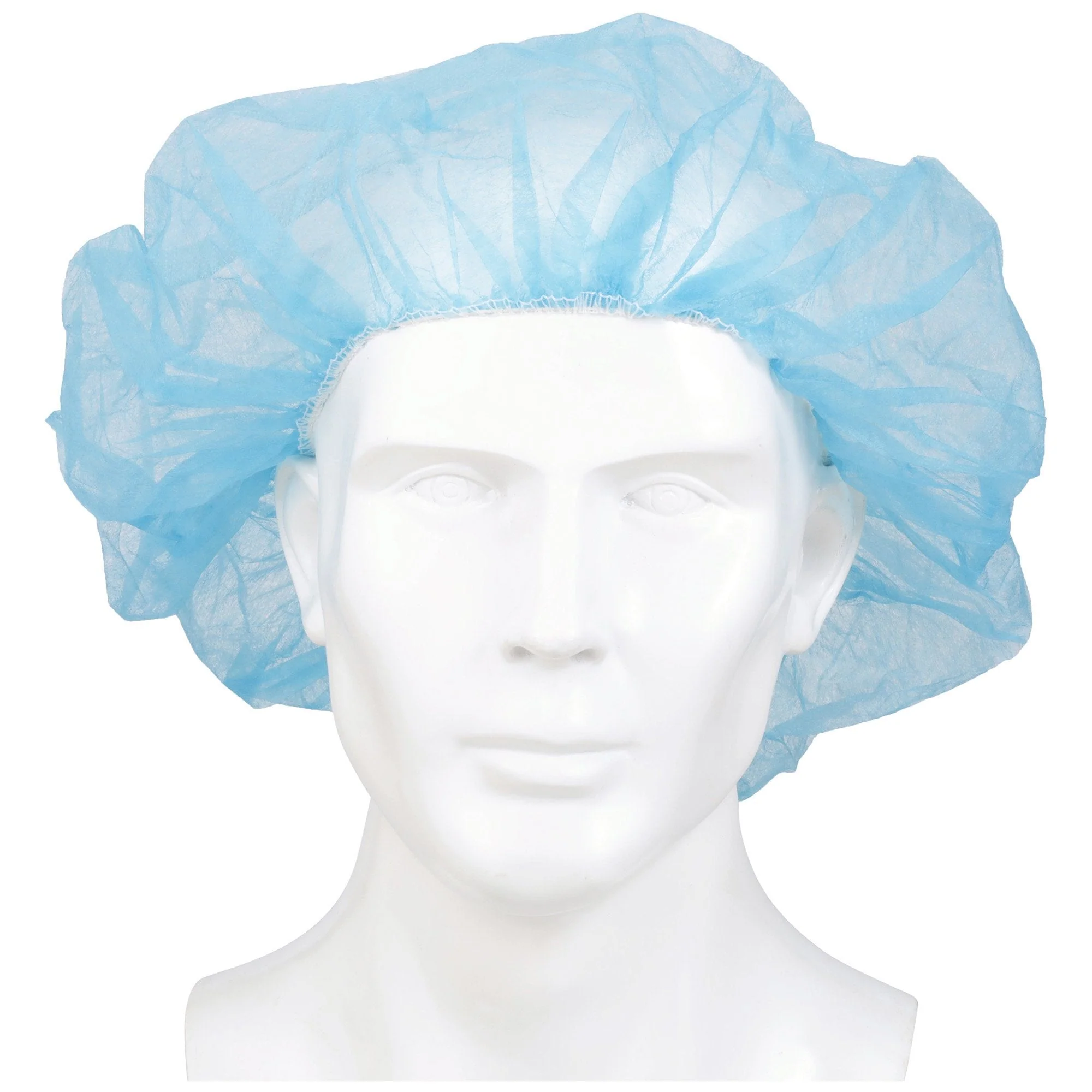 McKesson Brand McKesson Disposable Bouffant Surgical Caps, Blue, Elastic Closure, X-Large, 24" (500/CS)