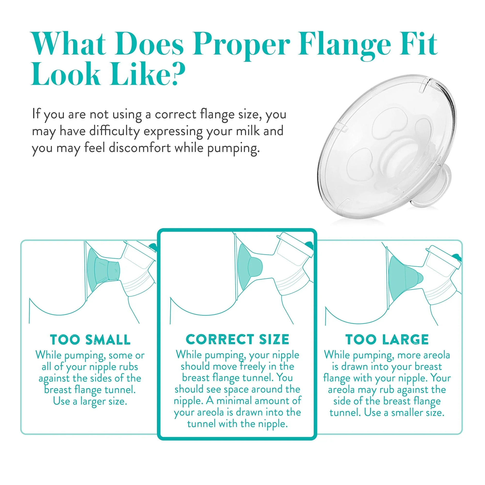 Midway Importing Inc Evenflo Advanced Fit Breast Flange, 21 millimeter (12/CS) - Image 3