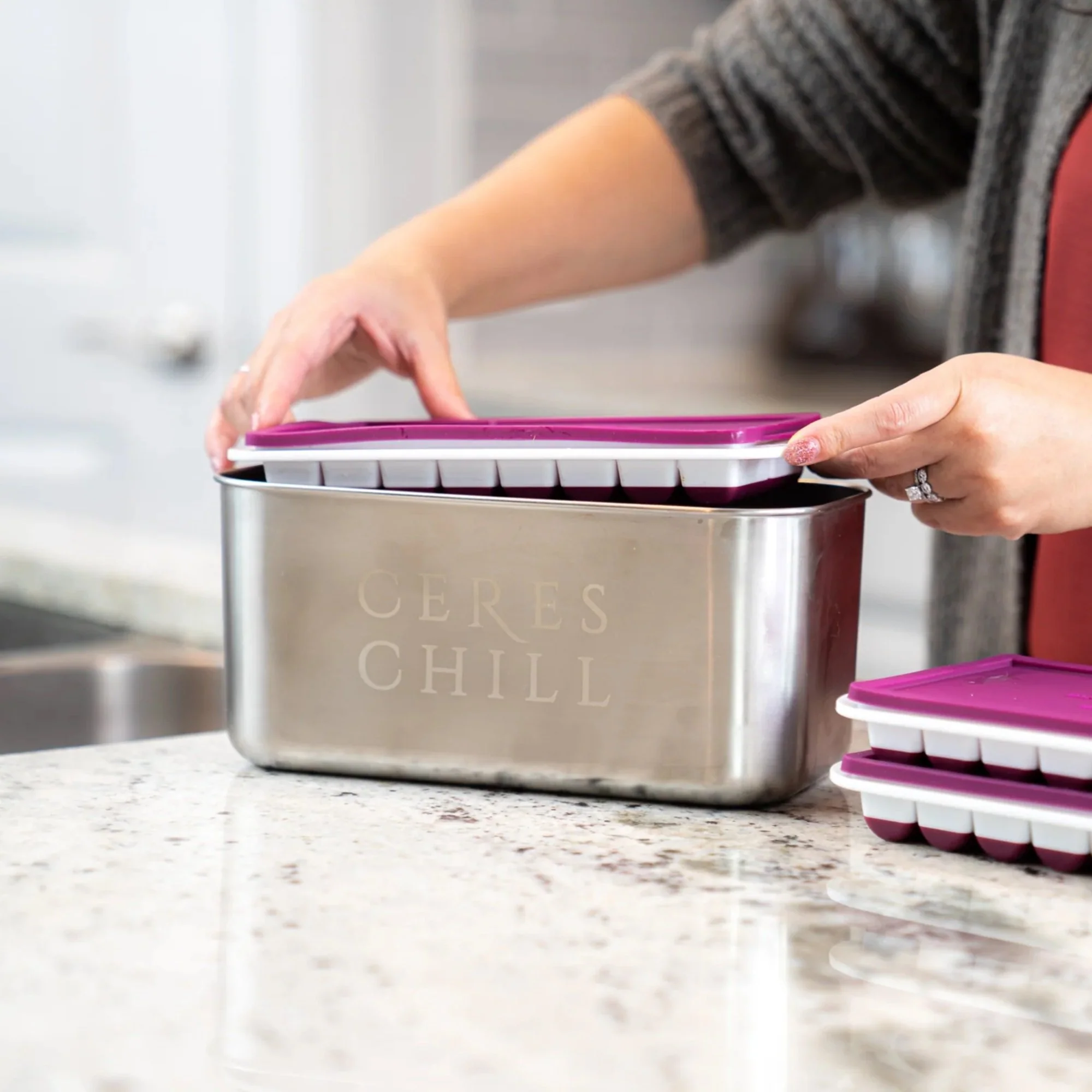 Ceres Chill Co Ceres Chill Milkstache Luxe Breast Milk Freezing Container (18/CS) - Image 3