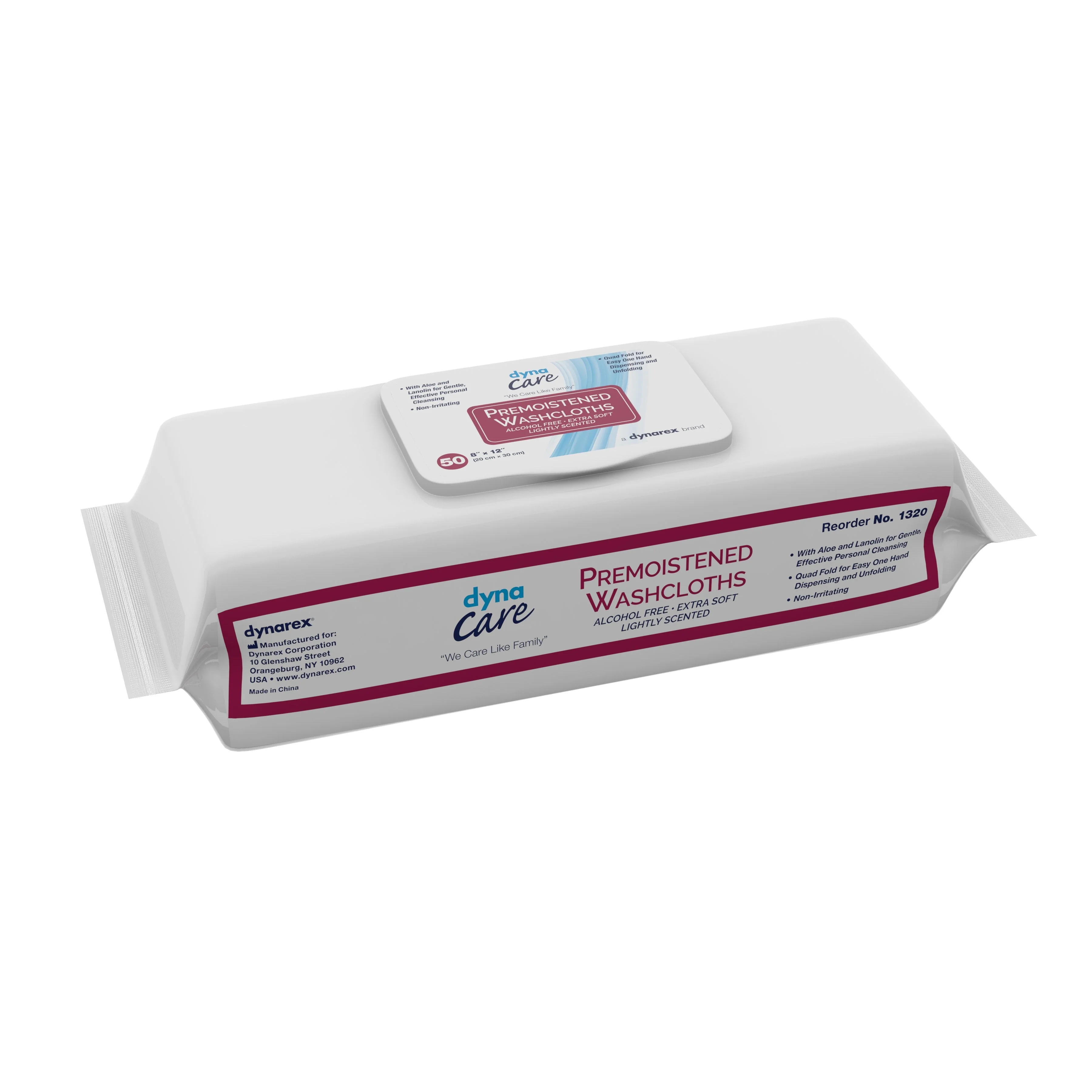 Dynarex Dynarex Personal Wipe DynaCare Soft Pack Aloe / Lanolin Scented (600/CS)