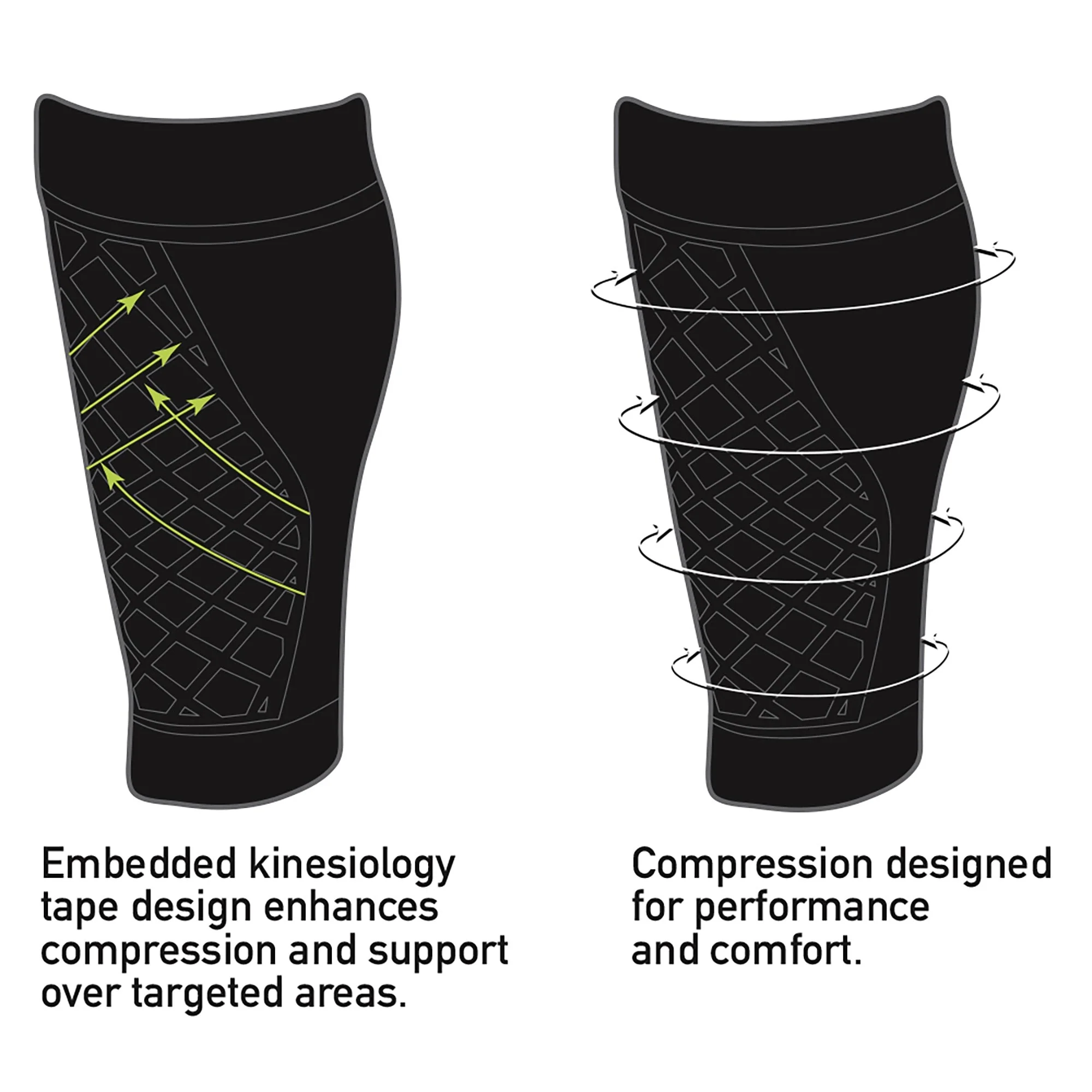 Brownmed Spark Calf Support, Small (36/CS) - Image 4