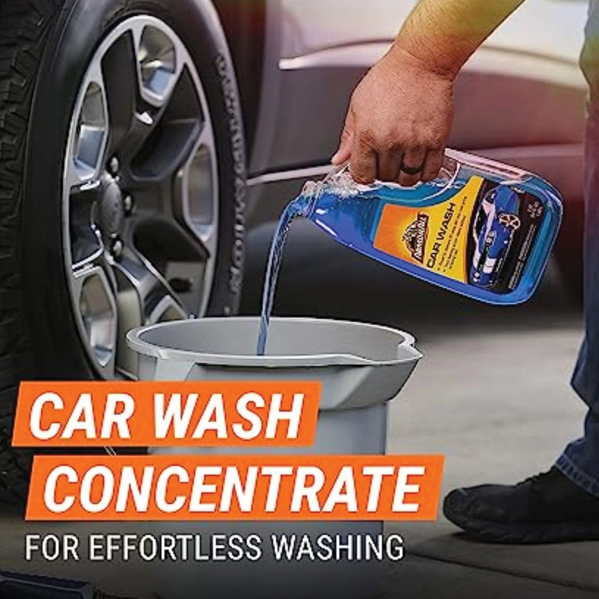 Essendant Co/United Stationers Car Wash Armor All Acid Based Manual Pour Liquid Concentrate 64 oz. Jug Scented NonSterile (4/CS) - Image 4