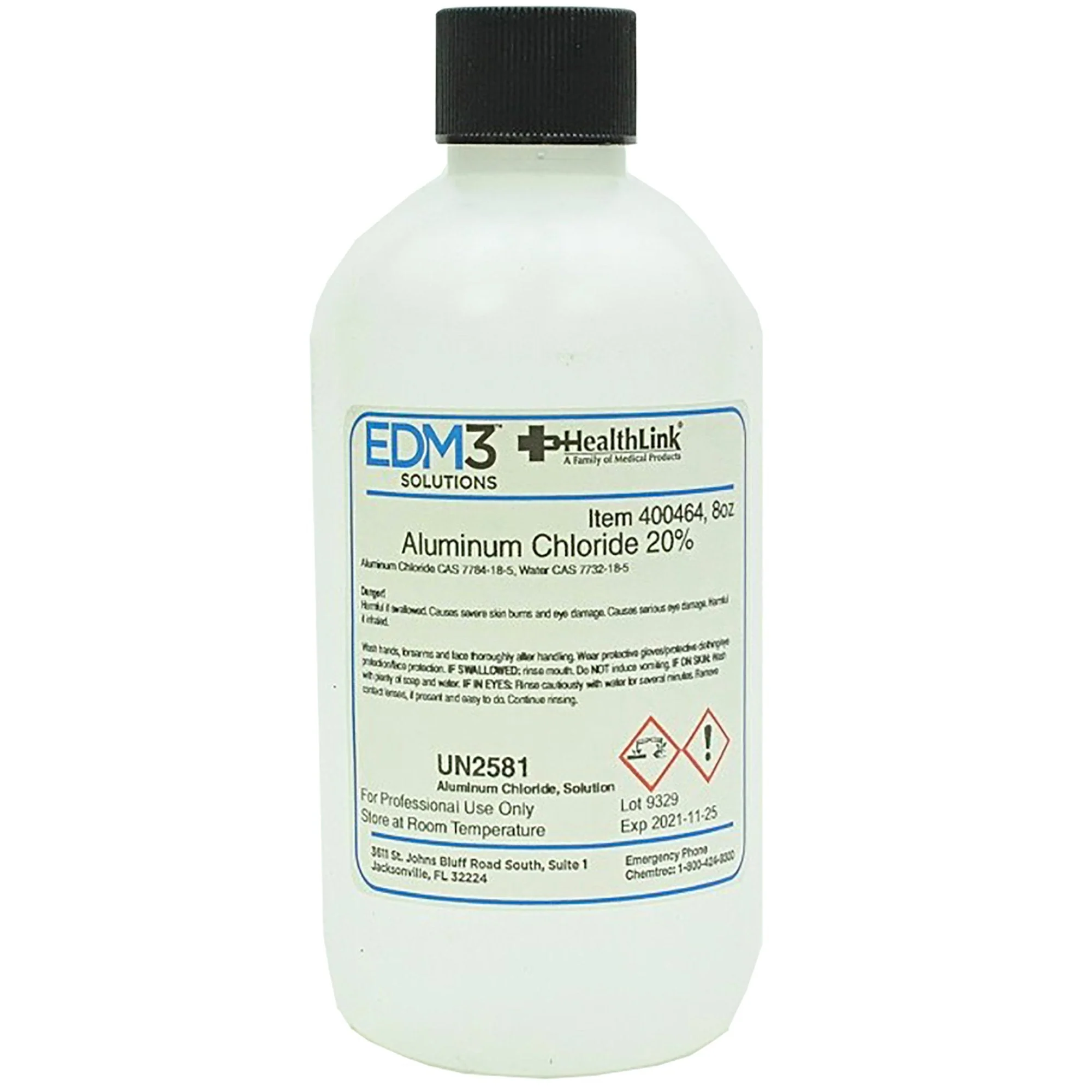 EDM 3 LLC EDM 3 Aluminum Chloride Chemistry Reagent, 8-Ounce Bottle