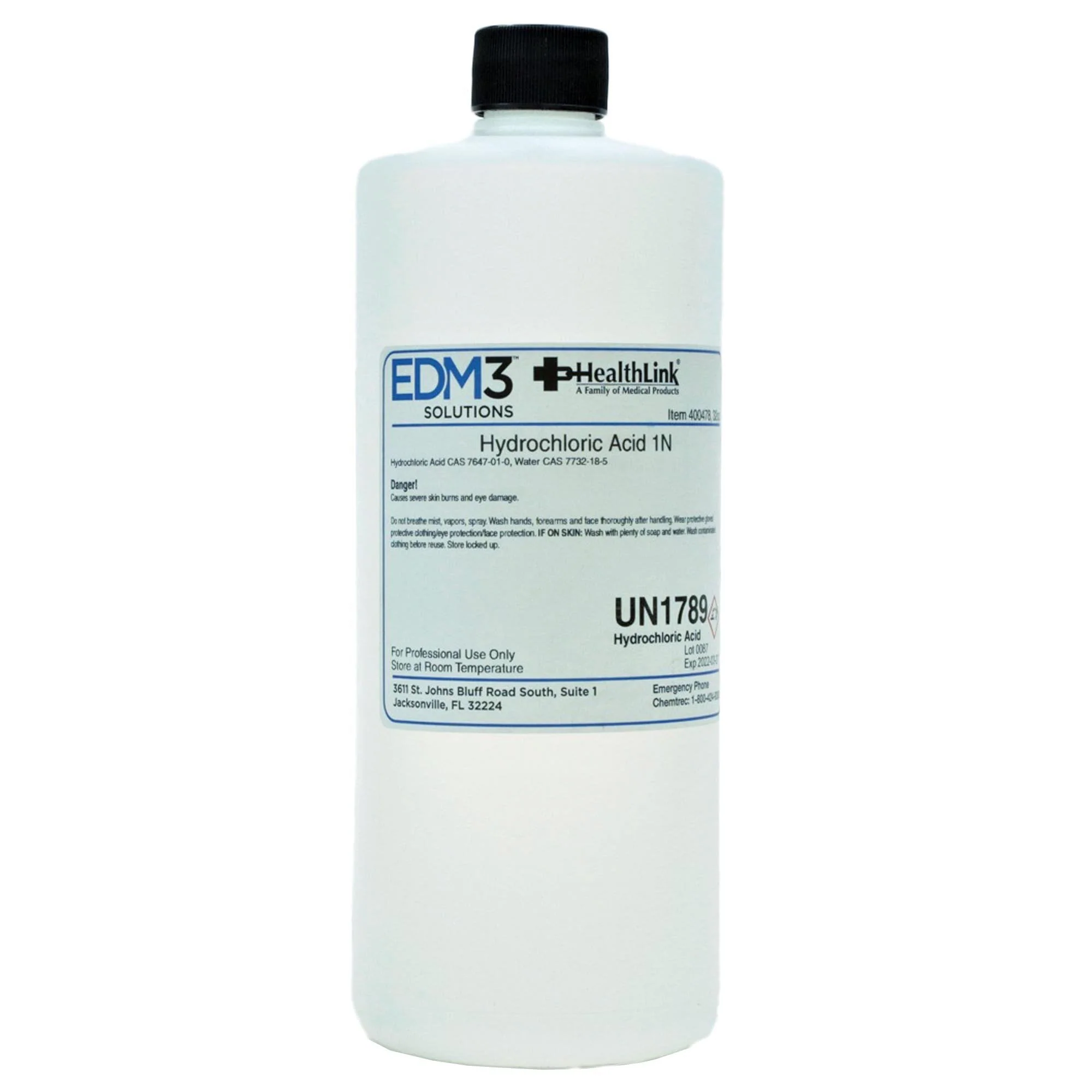 EDM 3 LLC Healthlink Hydrochloric Acid