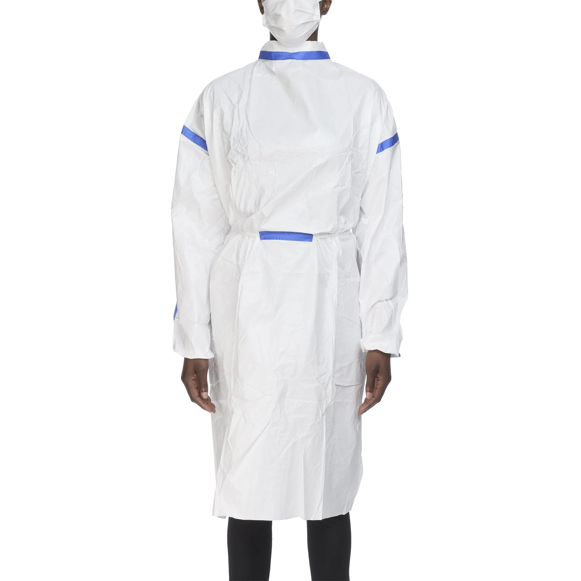 TrueCare Biomedix Chemotherapy Procedure Gown One Size Fits Most White Sterile ASTM F739-12 Disposable (50/CT)