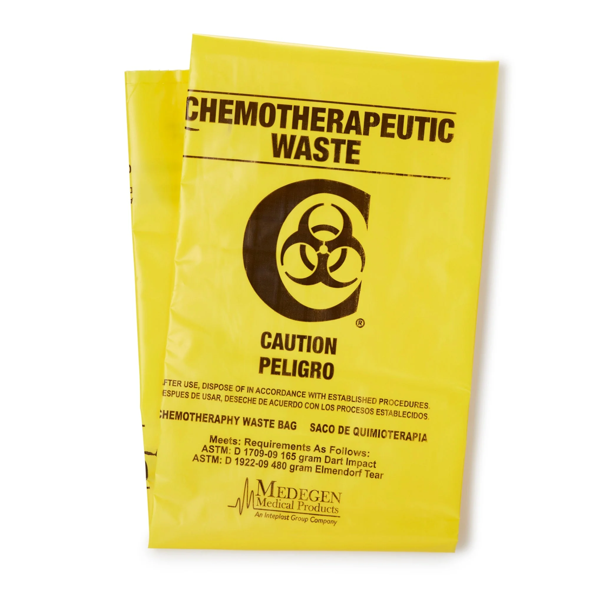 McKesson Brand McKesson Chemotherapy Waste Bag, 30 – 33 Gallon Capacity, 31 x 41 Inch (100/CS) - Image 2