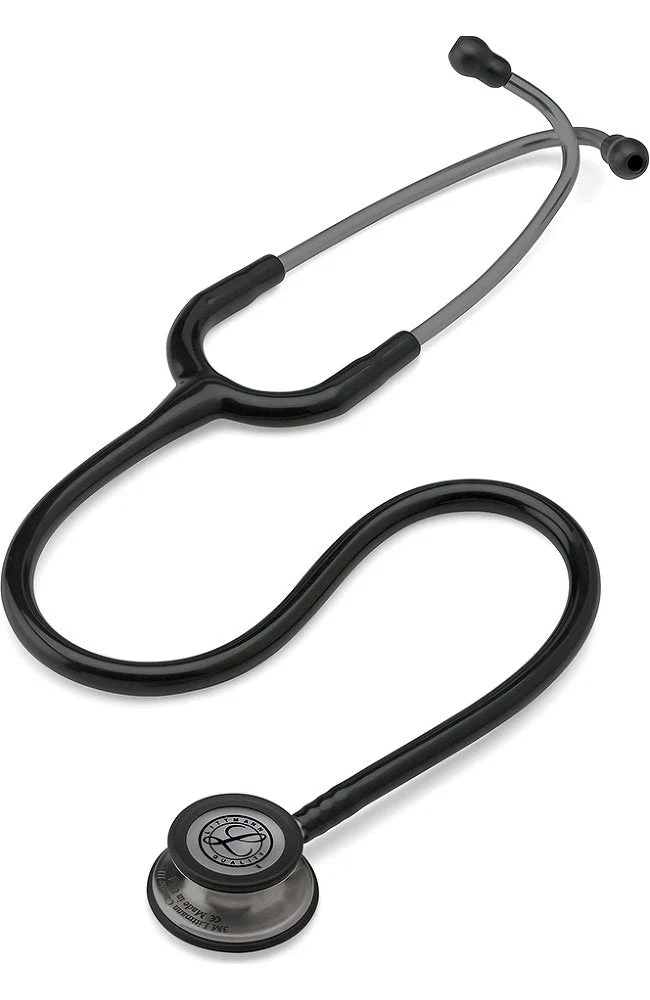 Solventum Corporation 3M Littmann Classic III Monitoring Stethoscope, Black, 27 Inch Single Lumen Tube - Image 2