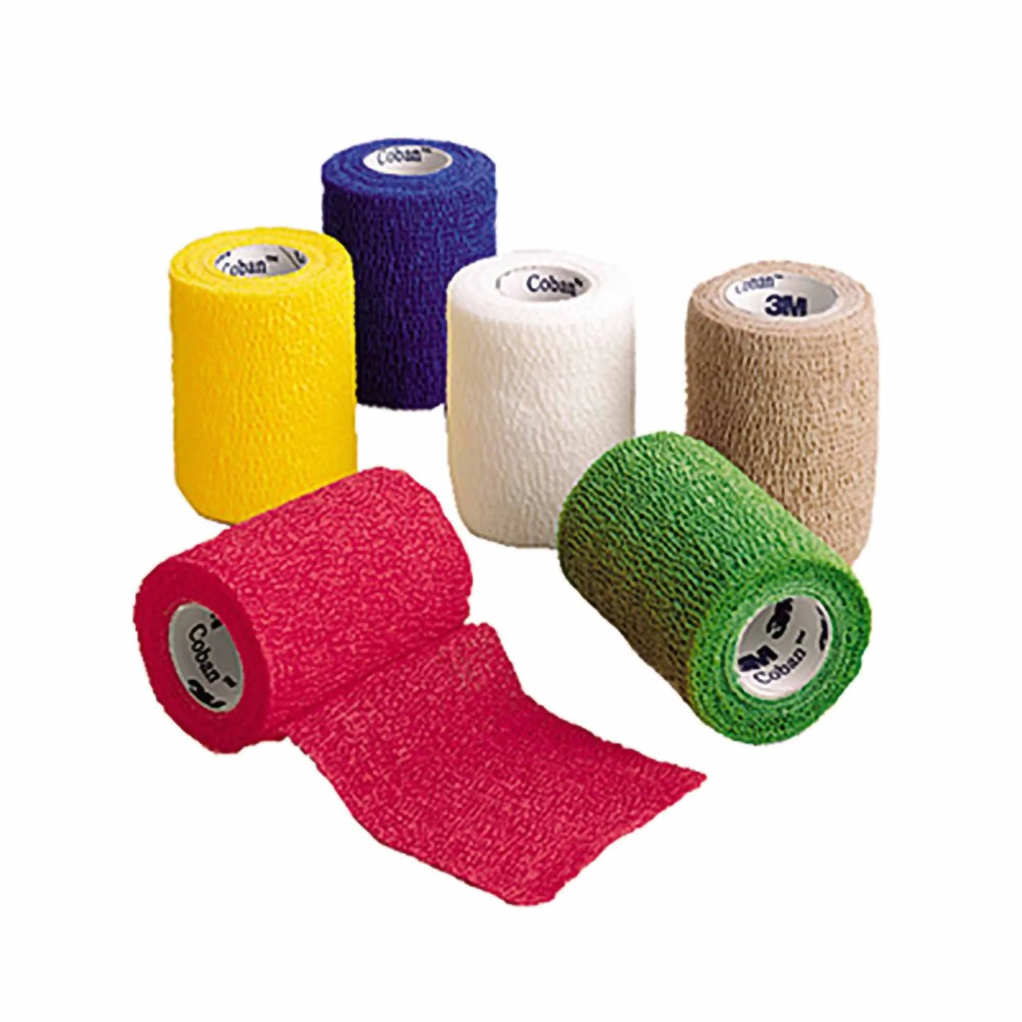 Solventum Corporation 3M Coban Self-adherent Closure Cohesive Bandage, 3 Inch x 5 Yard, Blue (24/CS) - Image 2