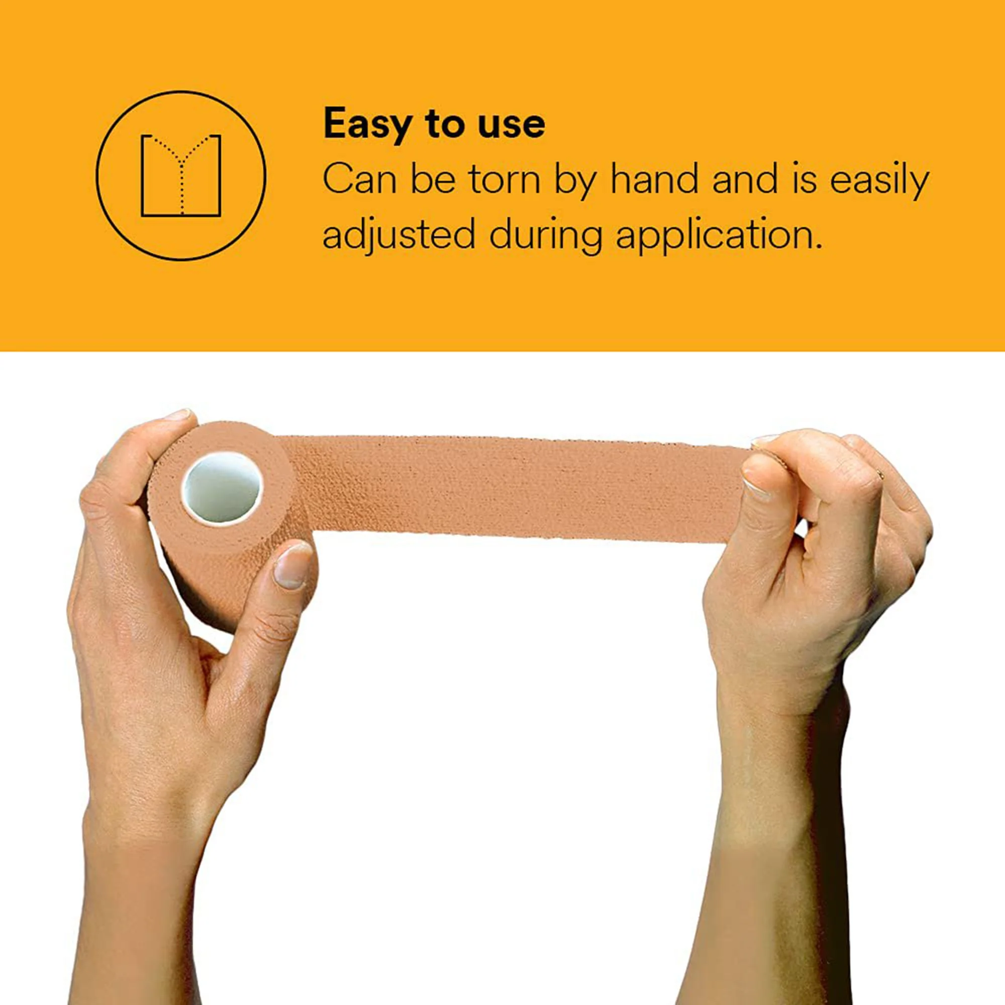 Solventum Corporation 3M Coban NL Non-Latex Self-Adherent Wrap, 2 x 60 Inch (36/CS) - Image 3