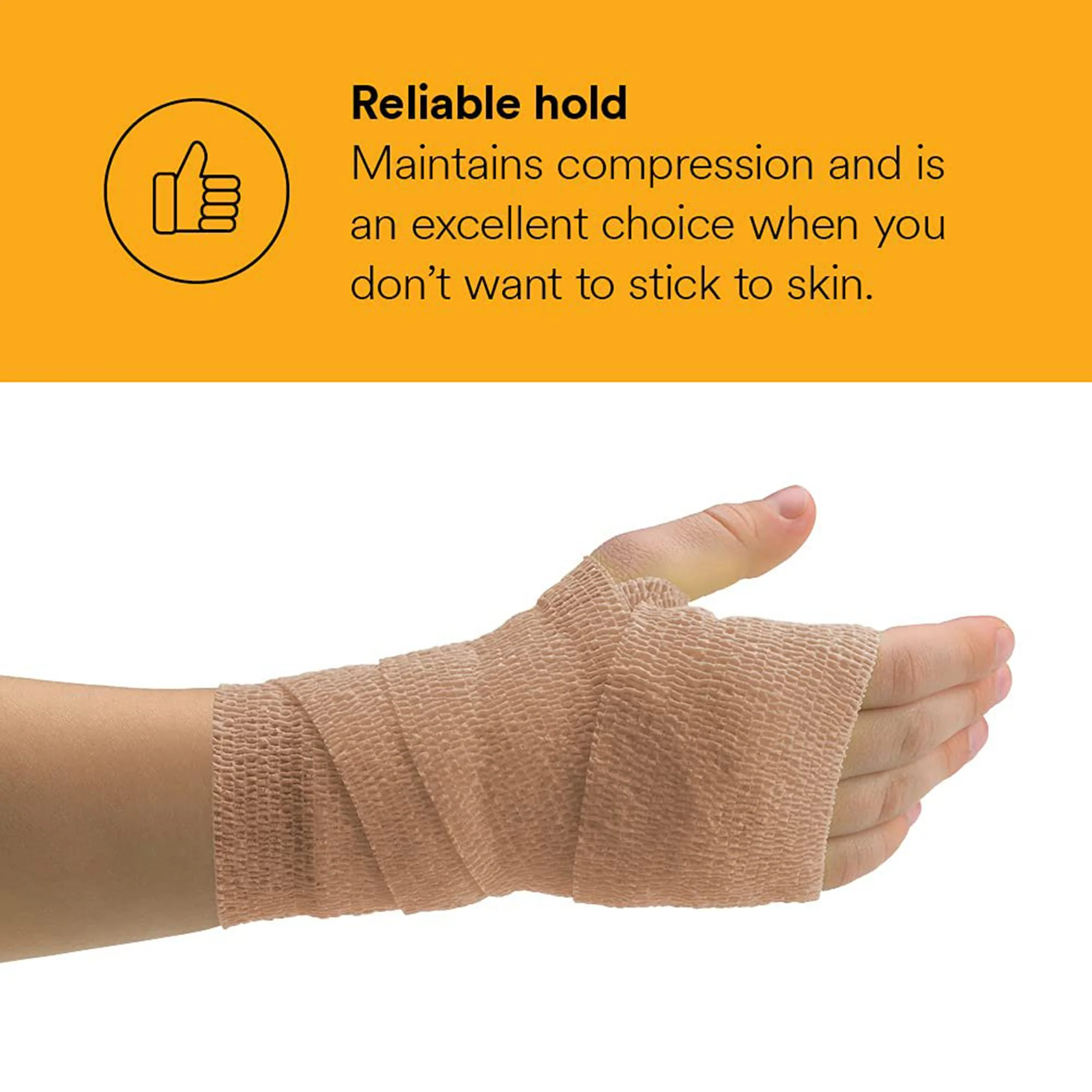 Solventum Corporation 3M Coban NL Non-Latex Self-Adherent Wrap, 2 x 60 Inch (36/CS) - Image 4