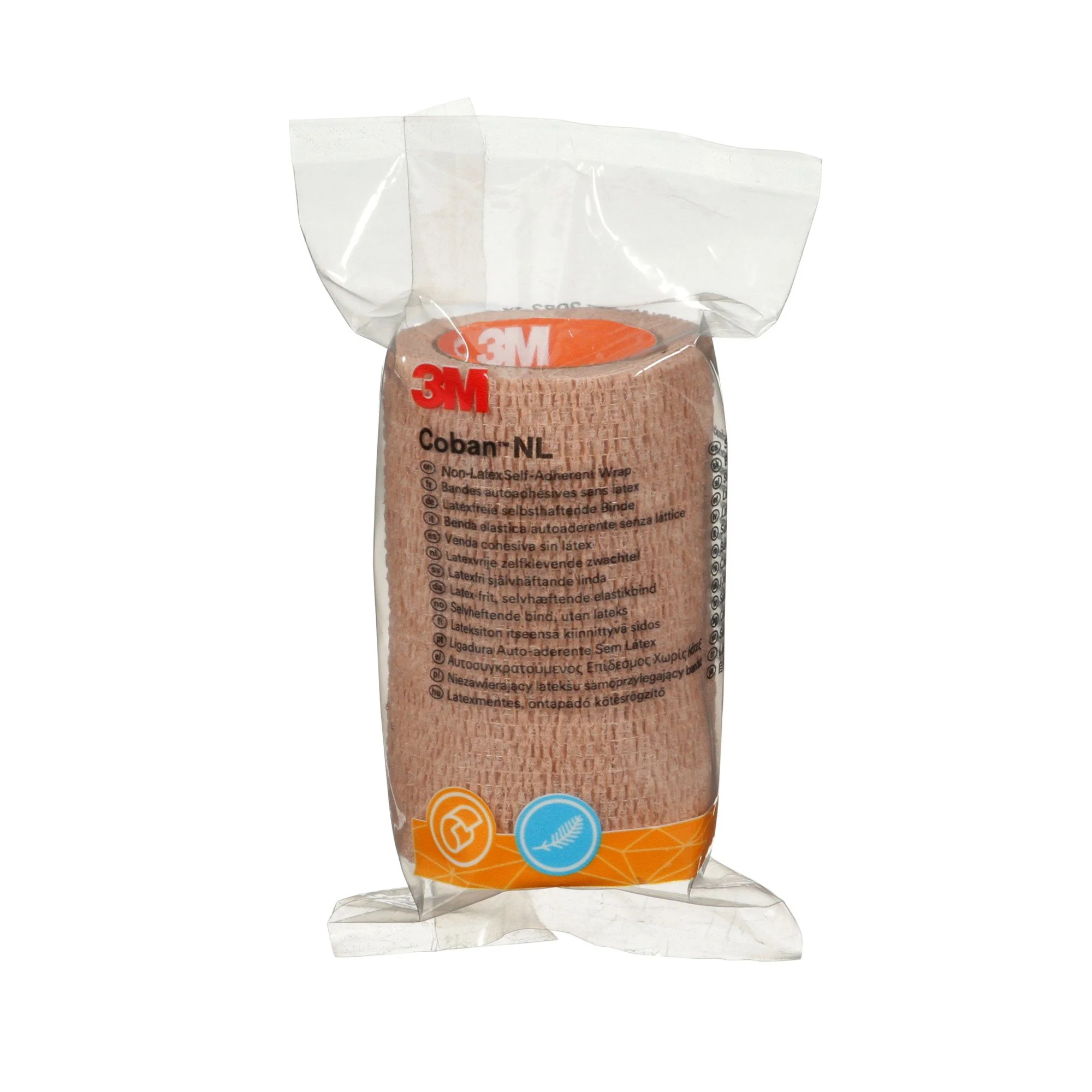 Solventum Corporation Cohesive Bandage 3M Coban NL 3 Inch X 2 Yard Self-Adherent Closure Tan NonSterile Standard Compression (24/CS)
