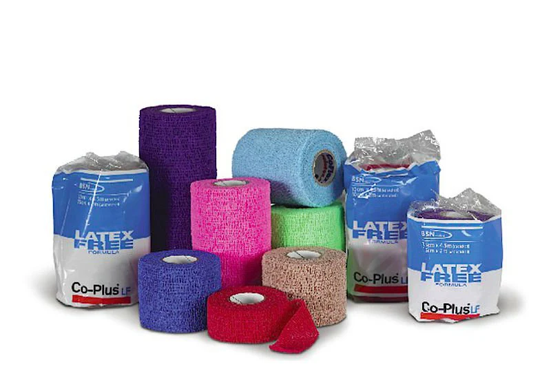 BSN Medical Co-Plus LF Self-adherent Closure Cohesive Bandage, 4 Inch x 5 Yard (18/CS)