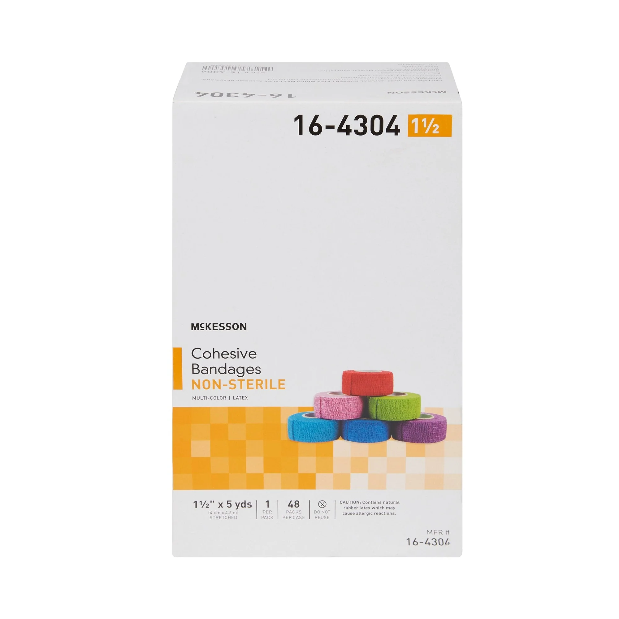 McKesson Brand McKesson Self-adherent Closure Cohesive Bandage, 1-1/2 Inch x 5 Yard (48/CS) - Image 2