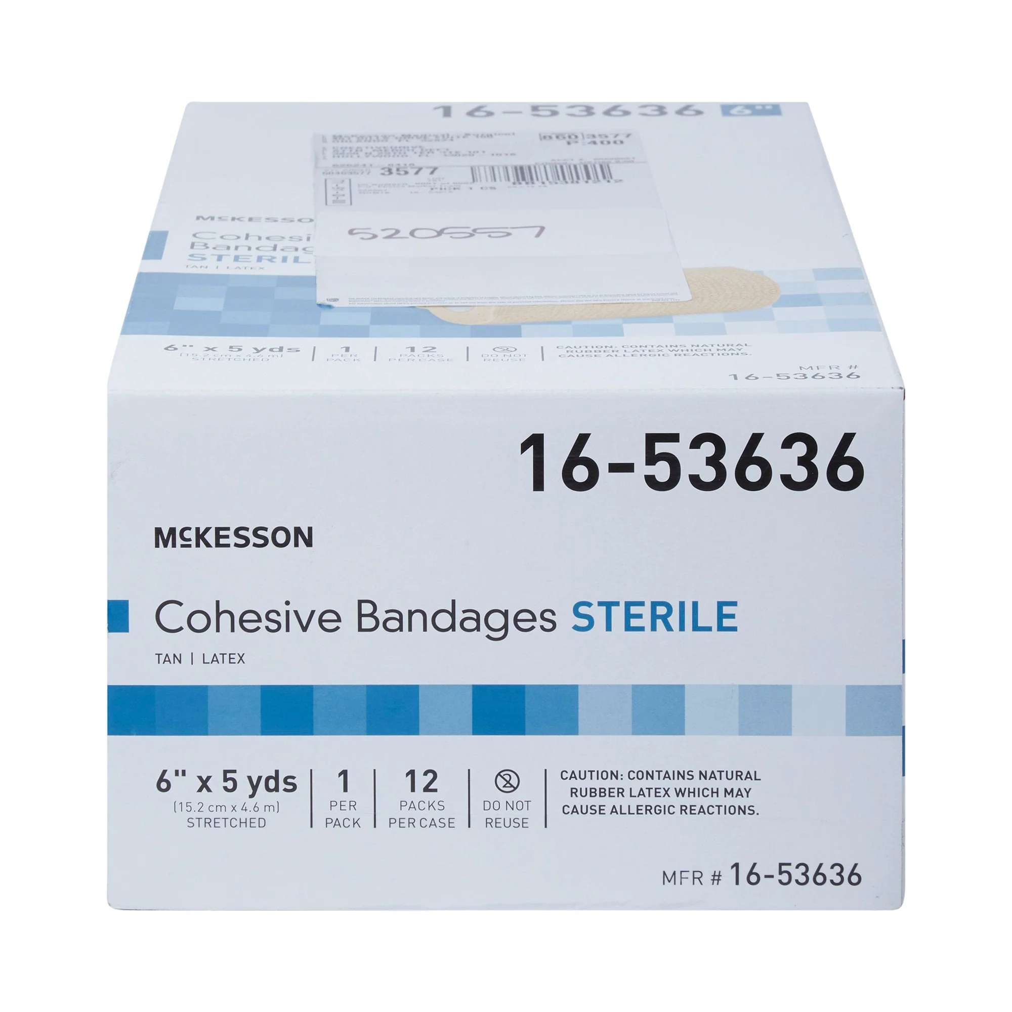 McKesson Brand McKesson Self-adherent Closure Cohesive Bandage, 6 Inch x 5 Yard (12/CS) - Image 2