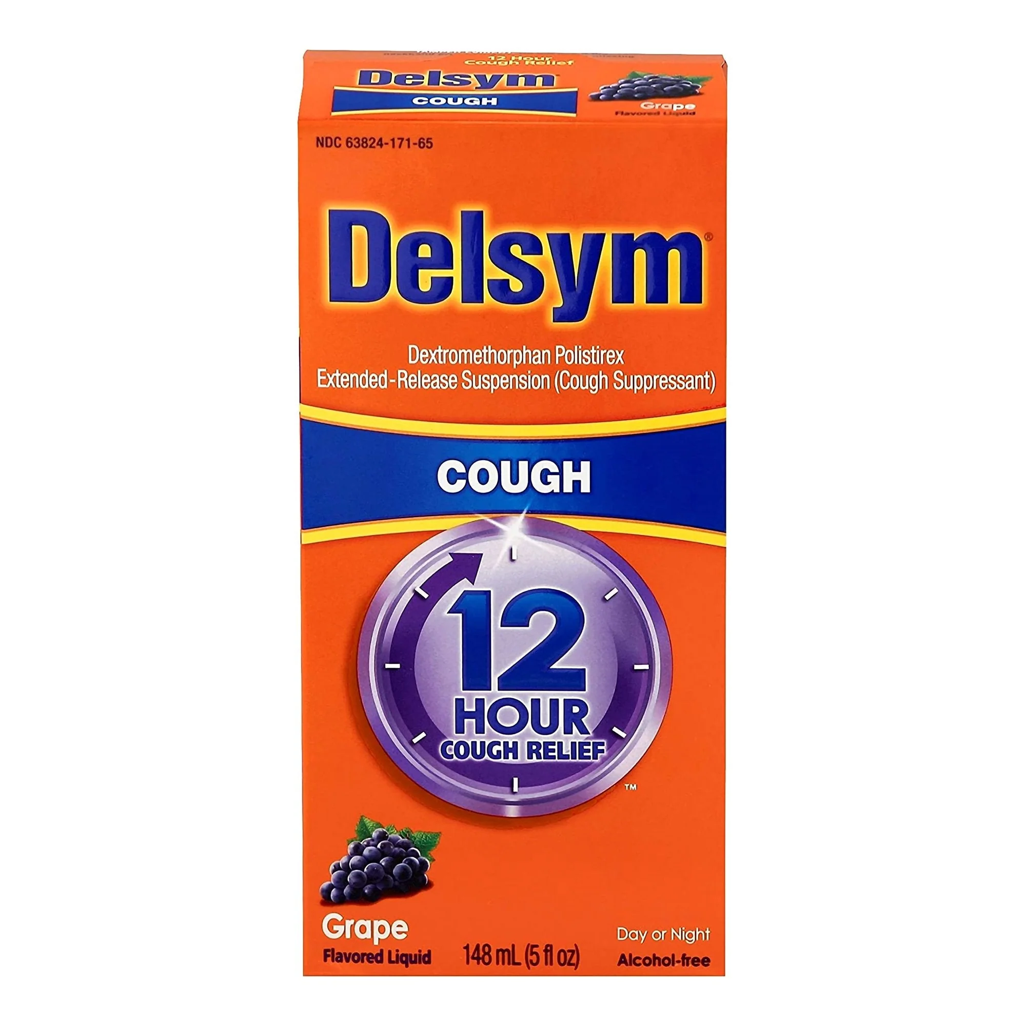 Reckitt Benckiser Delsym Dextromethorphan Cold and Cough Relief
