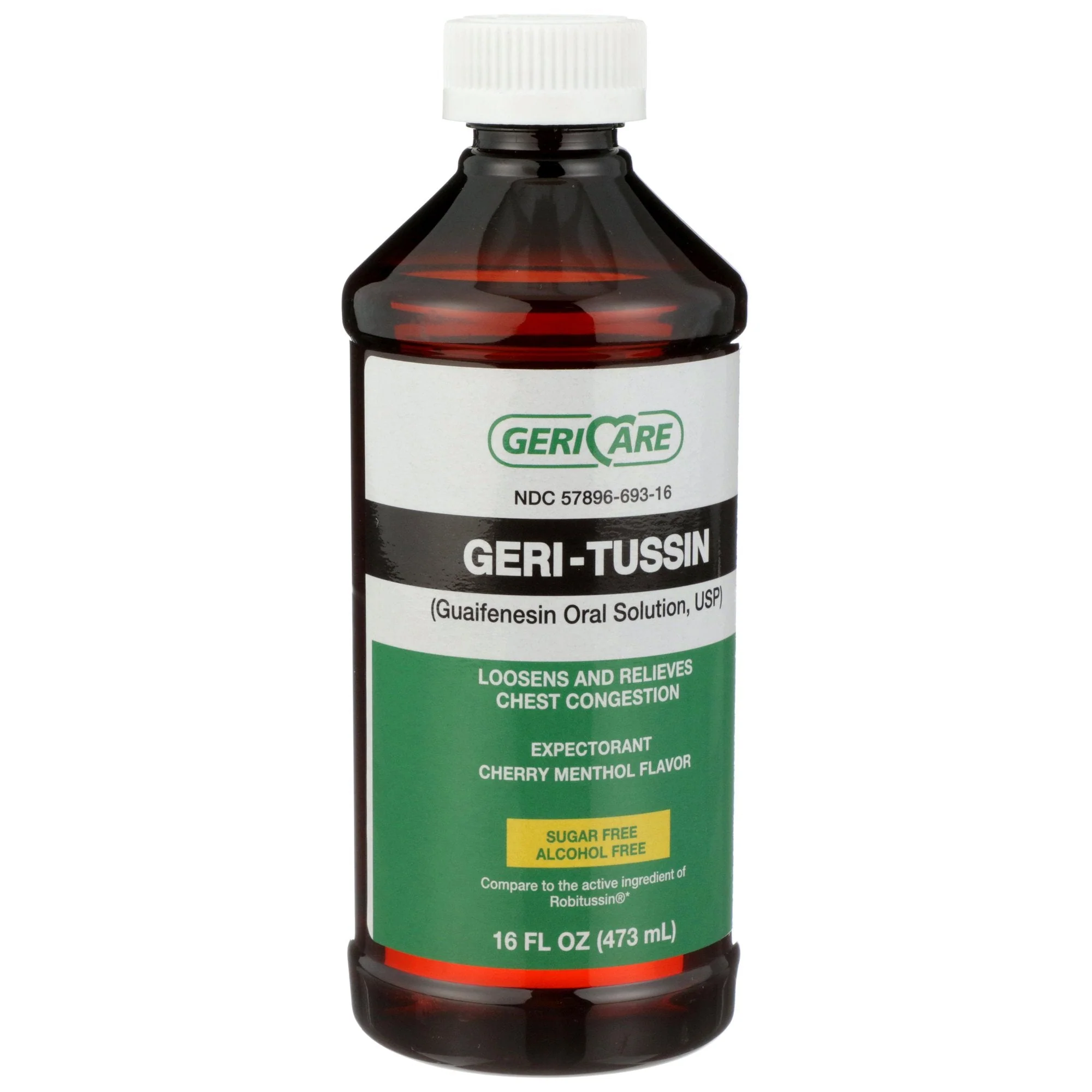 Geri-Care Geri-Care Guaifenesin Cold and Cough Relief, 16-ounce Bottle (12/CS) - Image 3