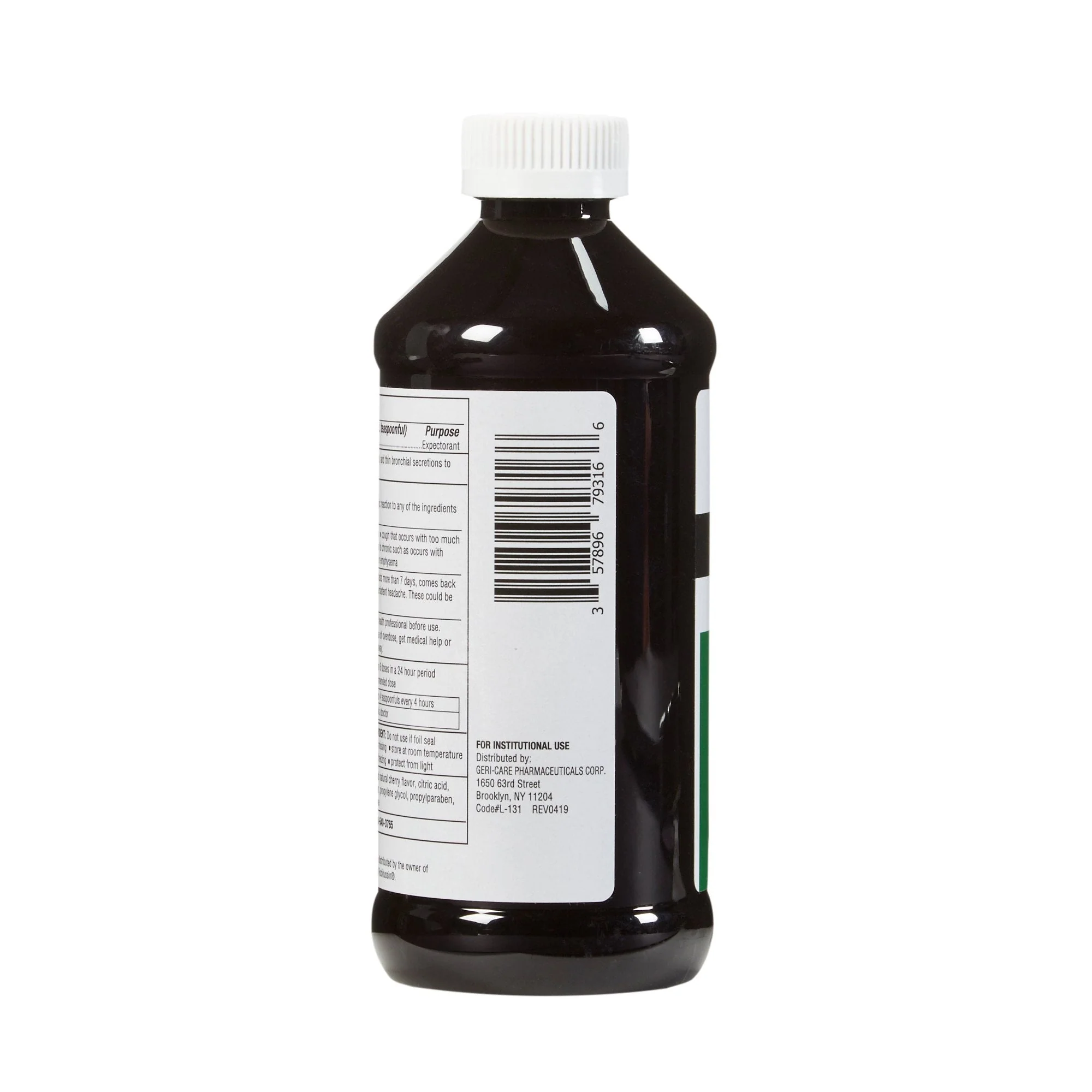Geri-Care Geri-Care Guaifenesin Cold and Cough Relief, 16-ounce Bottle (12/CS) - Image 6