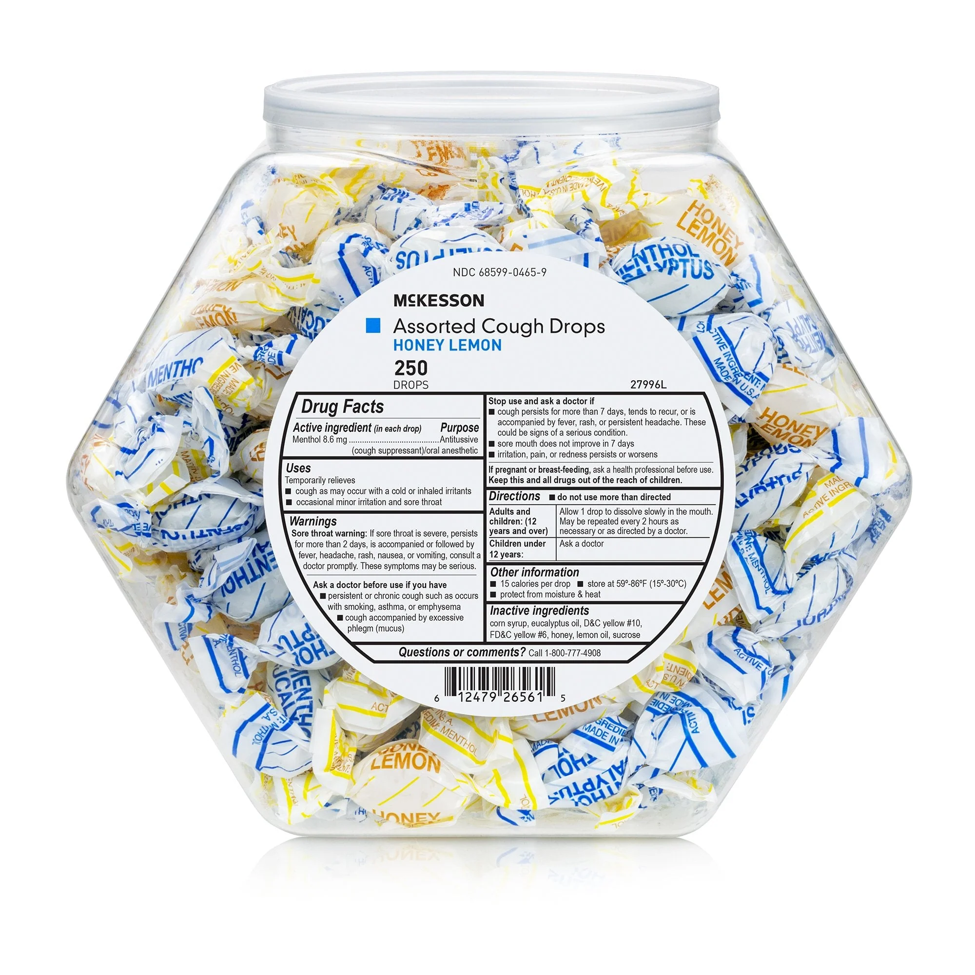 McKesson Brand MooreBrand Assorted Flavors Cold and Cough Drops (1000/CS)